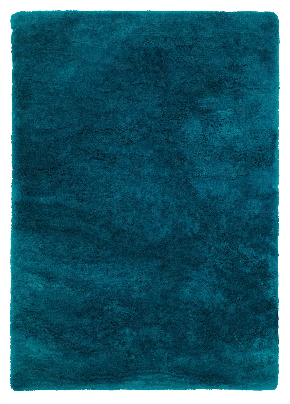 Kayoom Hochflor-Teppich "Dolphin 500" rechteckig 35 mm Höhe Hochflor, Modernes Muster, Uni, Fußbodenheizungsgeeignet, Wohnzimmer