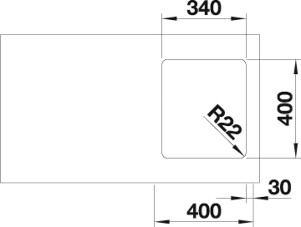 Blanco Küchenspüle »ANDANO 340-U«