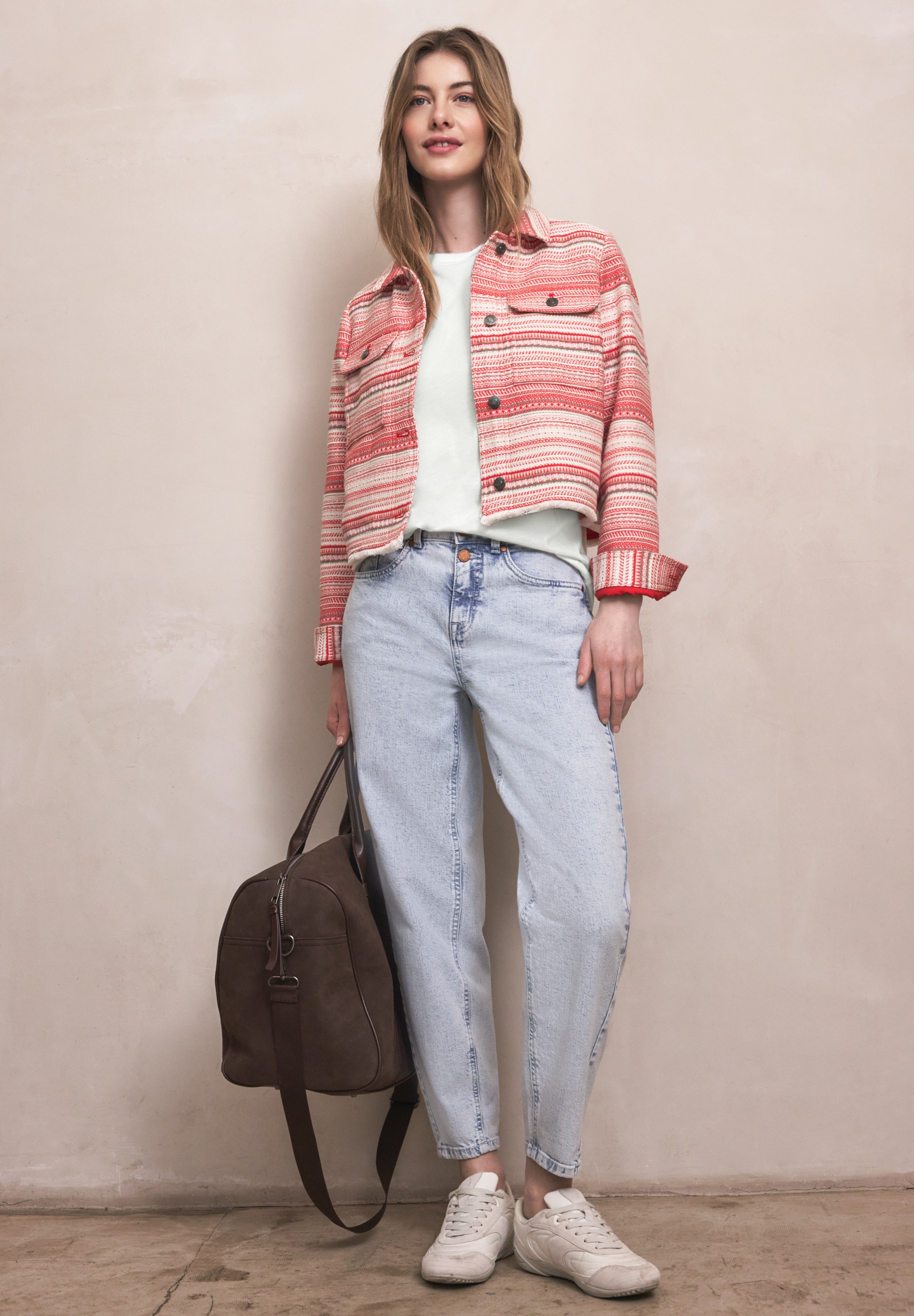 STREET ONE STUDIO V-Shirt Rundhalsausschnitt