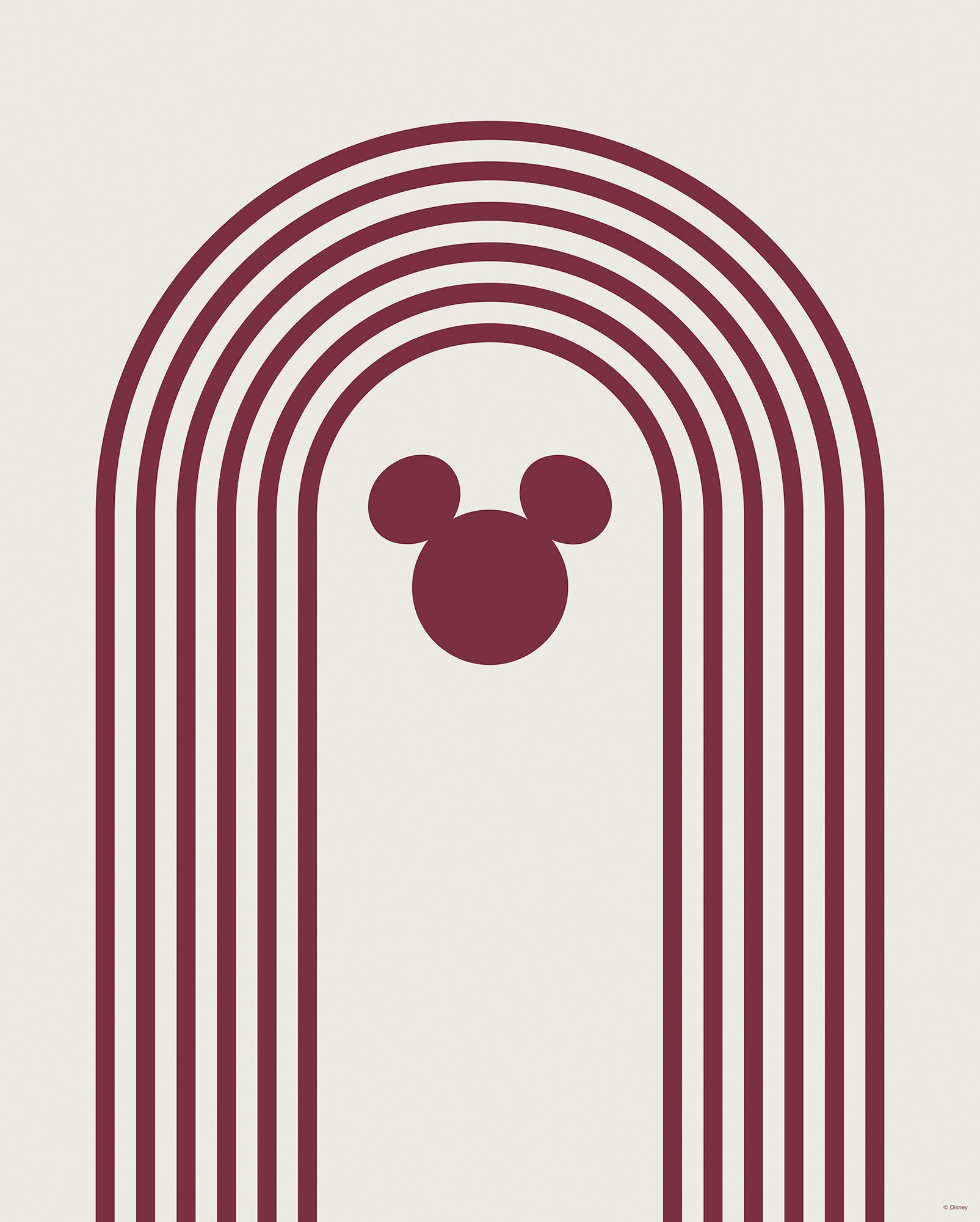 Komar Bild "Minimal Mickey" Disney 1 Stk. tlg. Wandbild zur Dekoration im K günstig online kaufen