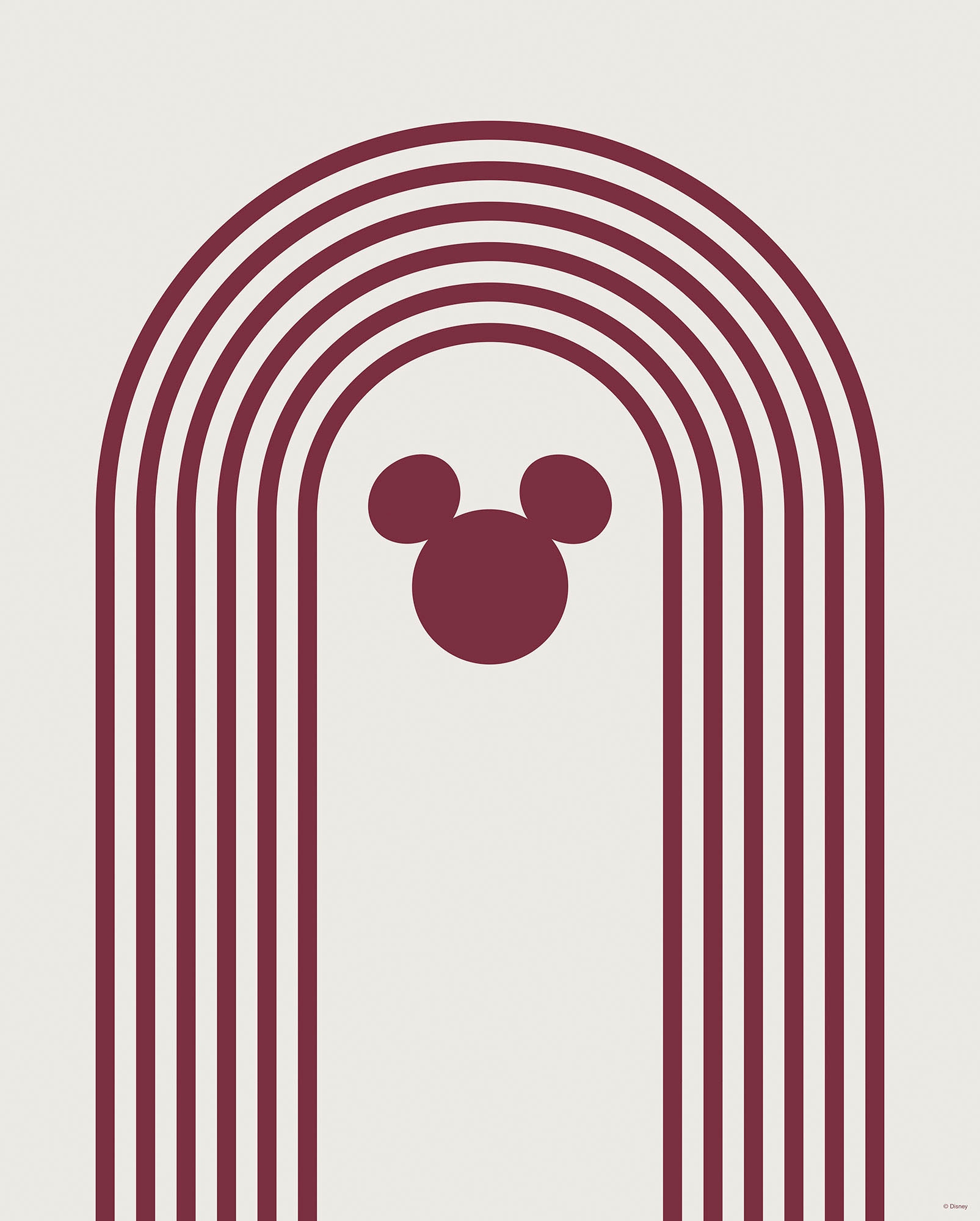 Komar Wandbild "Minimal Mickey", (1 St.), Deutsches Premium-Poster Fotopapi günstig online kaufen