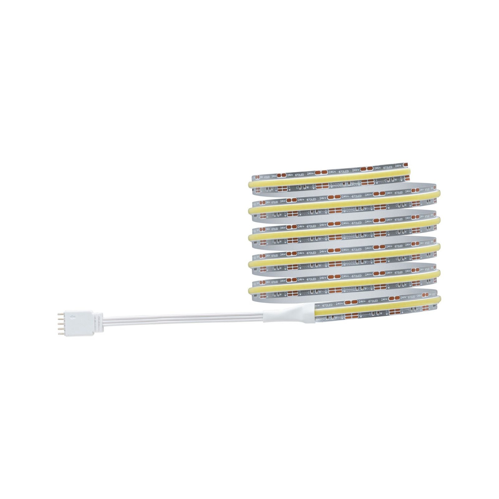 Paulmann LED-Streifen »MaxLED 1000 Basis Set 1,5m 15,5W 230/24V silber Kunststoff«, 1 St.-flammig, Full-Line COB 2700-6500K TunableWhite
