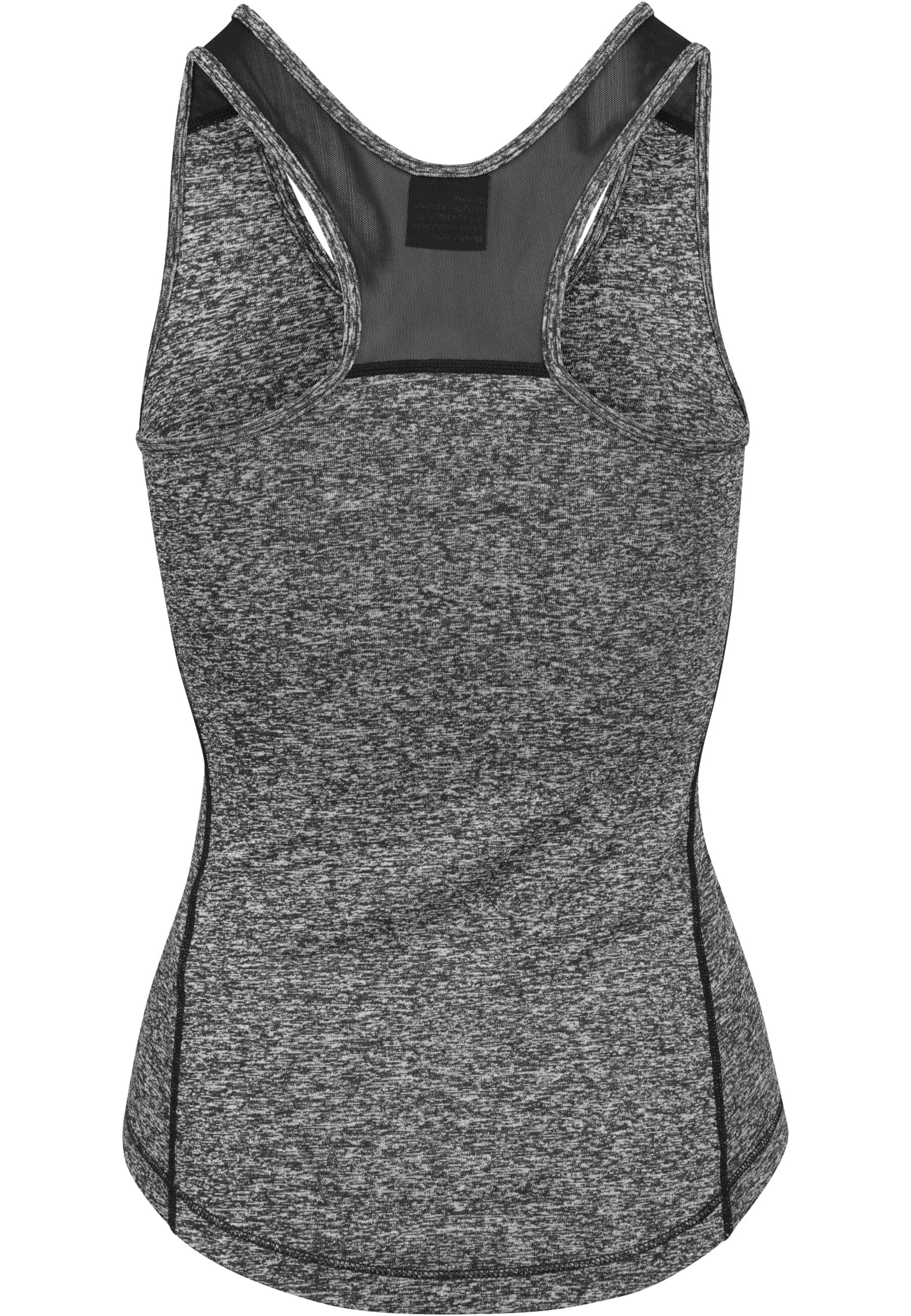 URBAN CLASSICS Muskelshirt »Urban Classics Damen Ladies Active Melange Trainings Top«, (1 tlg.)