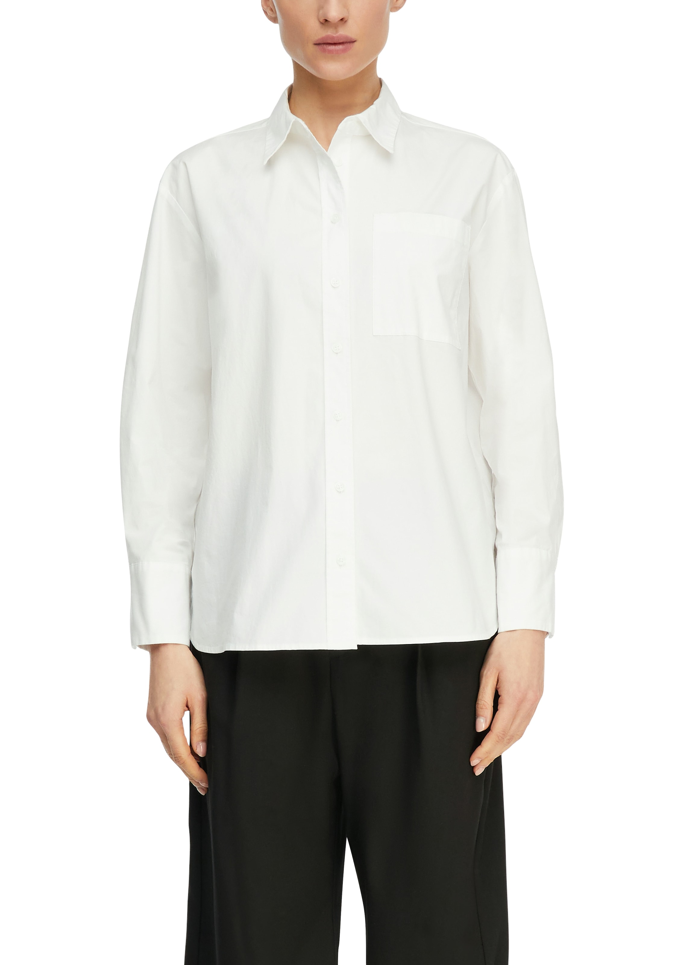 Comma Langarmbluse mit Stretch günstig online kaufen