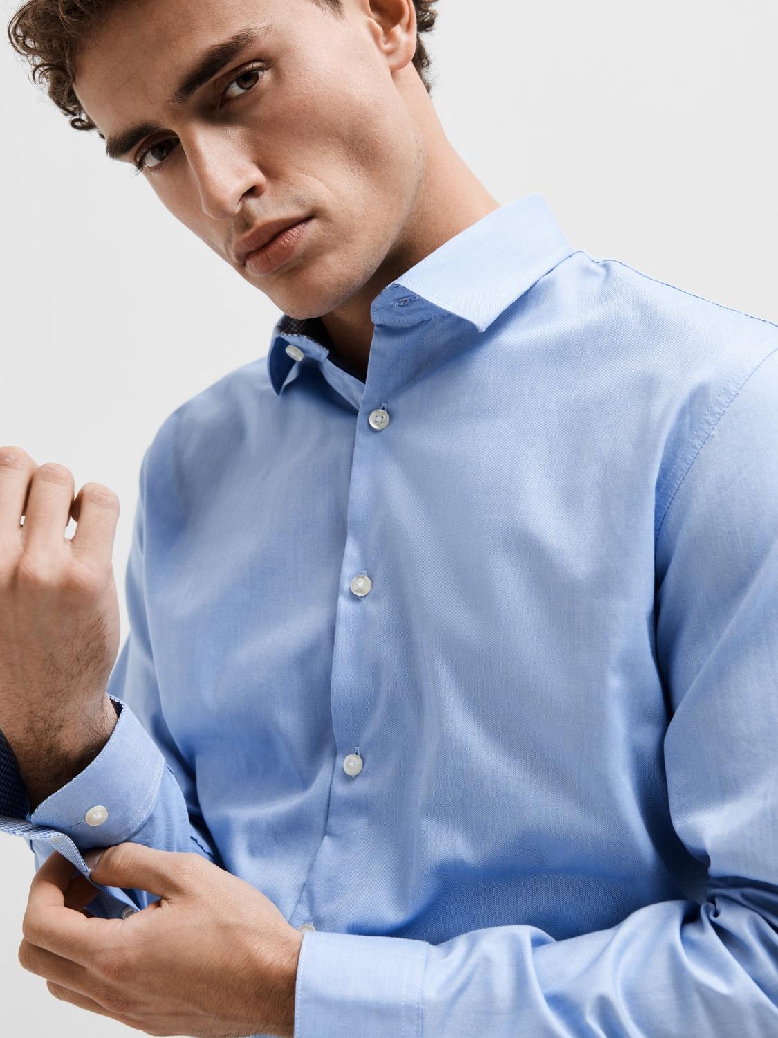 Thumbnail - SELECTED Langarmhemd "SLHSLIMZARK LS SHIRT"