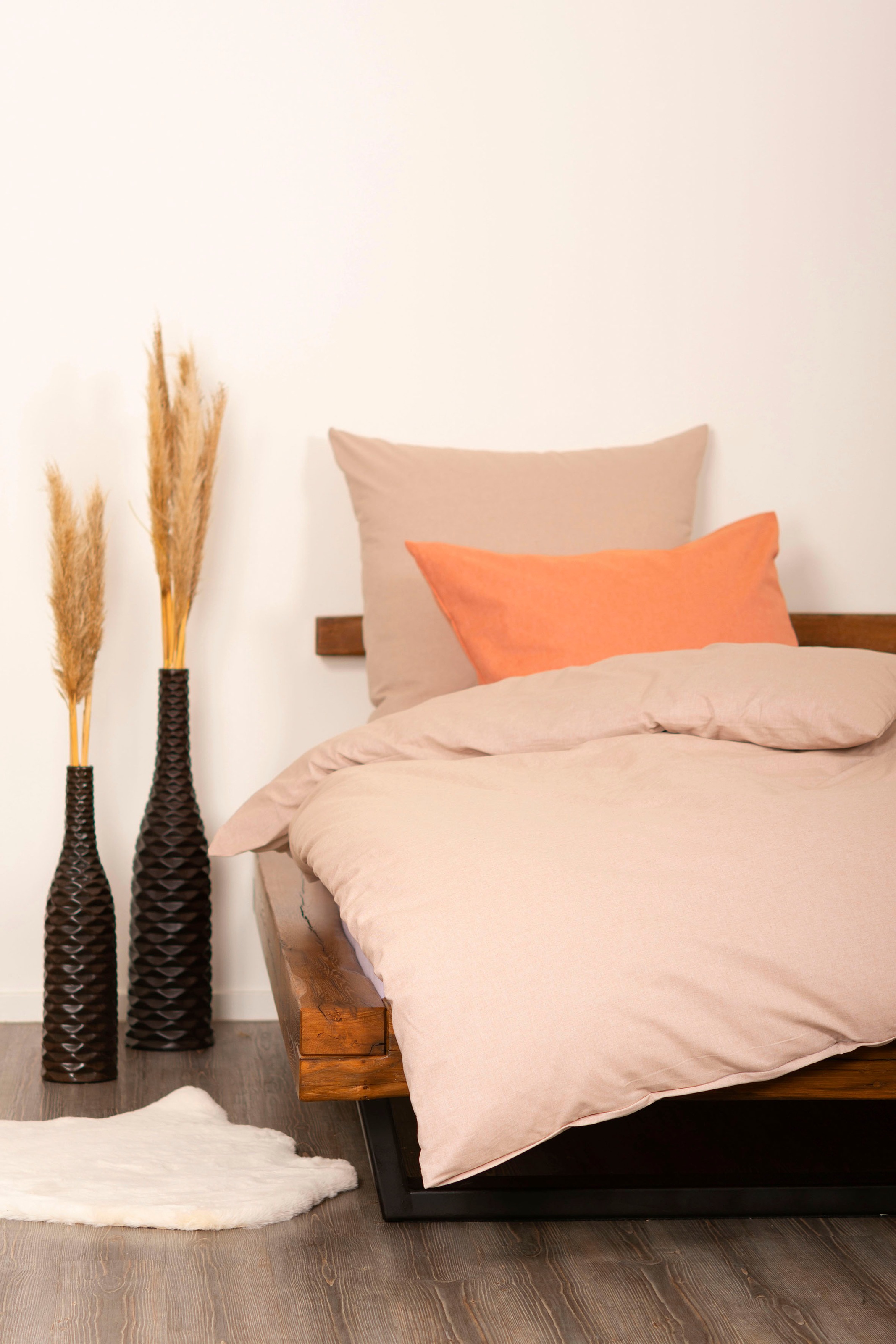SETEX Wendebettwäsche »Chambray«, mit Wendefunktion