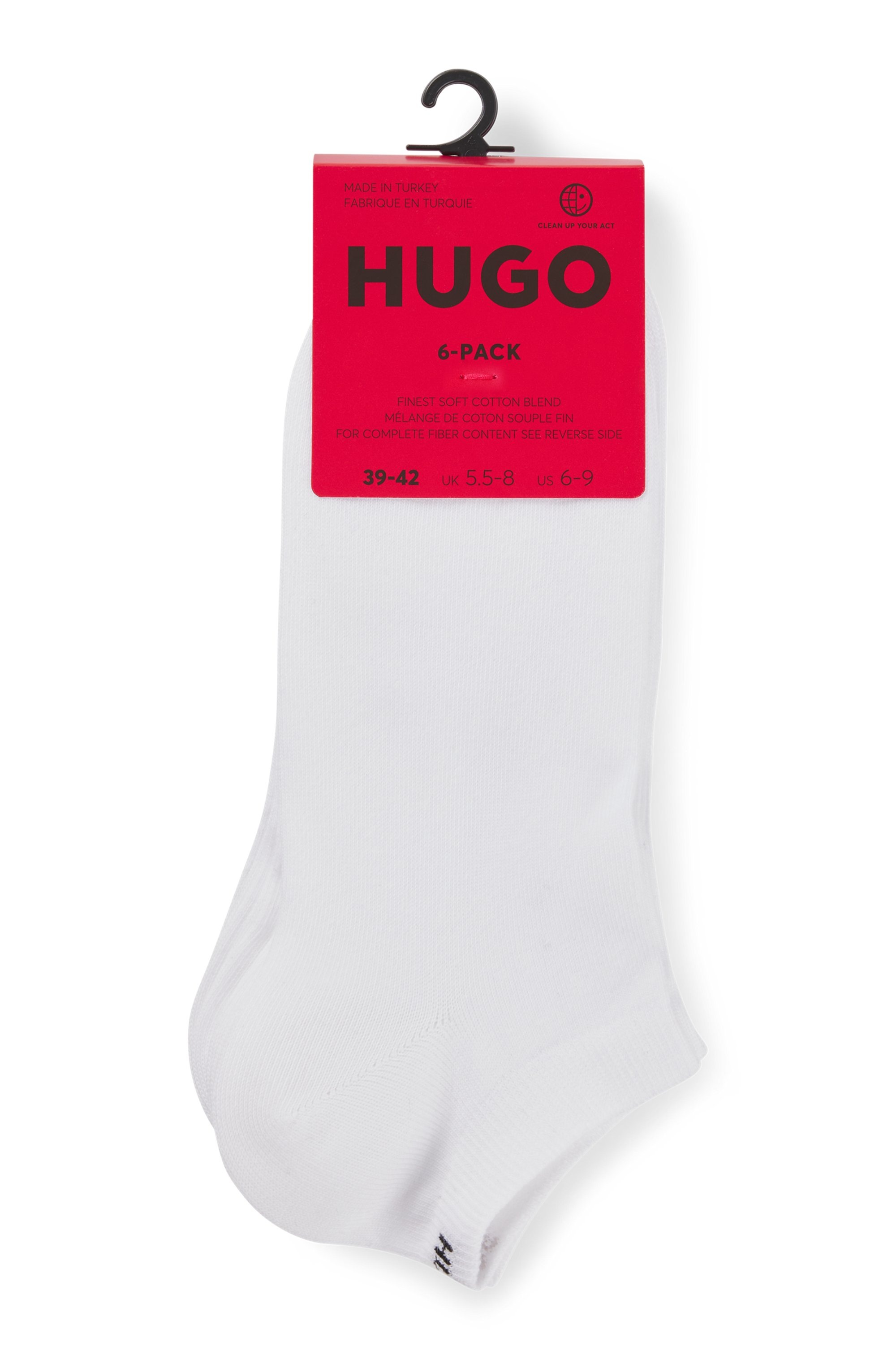 HUGO Underwear Freizeitsocken, (Packung, 6er-Pack), mit HUGO-Logoschriftzüg günstig online kaufen