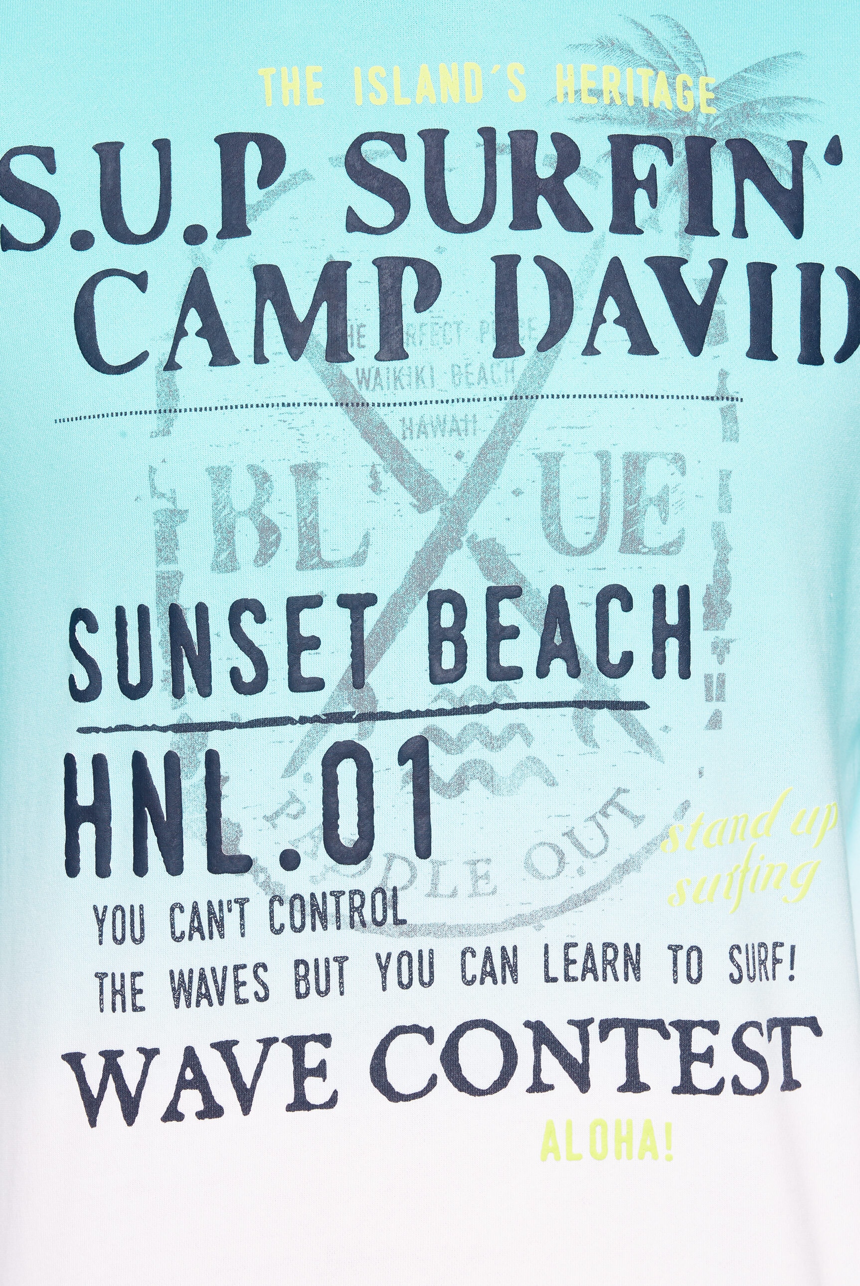 CAMP DAVID Kapuzensweatshirt, mit Farbverlauf