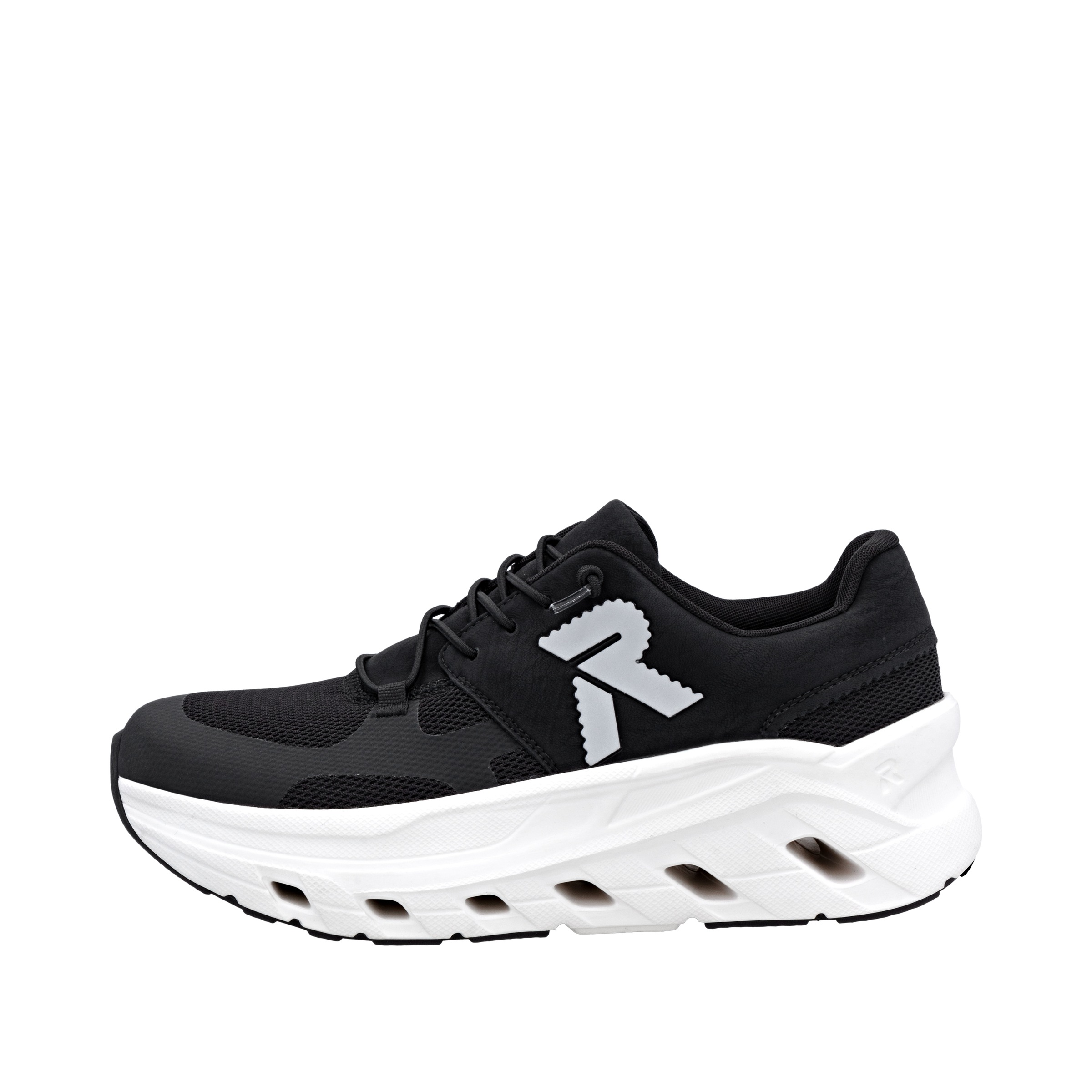 RIEKER Sport Plateausneaker, Slip-on Sneaker, Halbschuh, Freizeitsneaker mit MemoSoft-Innensohle