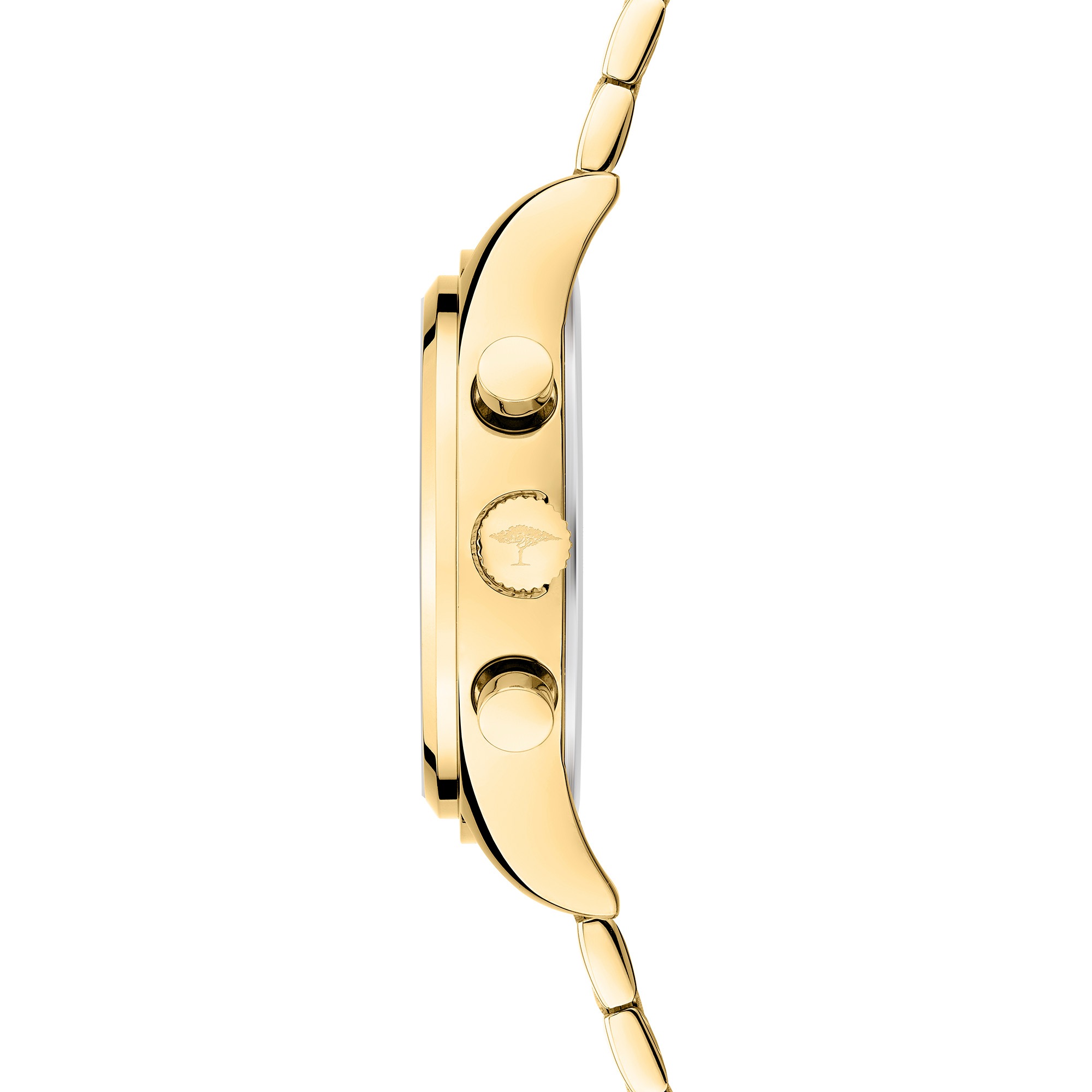 FYNCH-HATTON Chronograph Quarzuhr, Armbanduhr, Damenuhr, Edelstahlarmband, analog