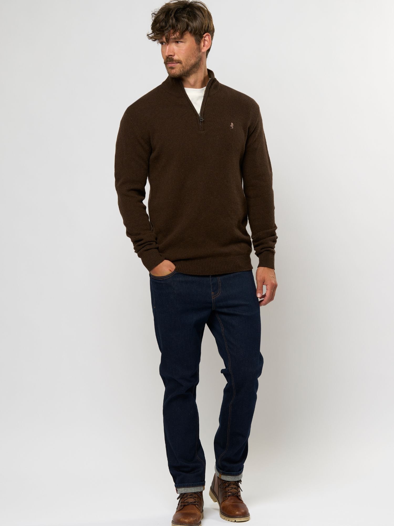 MCS Rundhalspullover »MCS Pullover MCAxel«