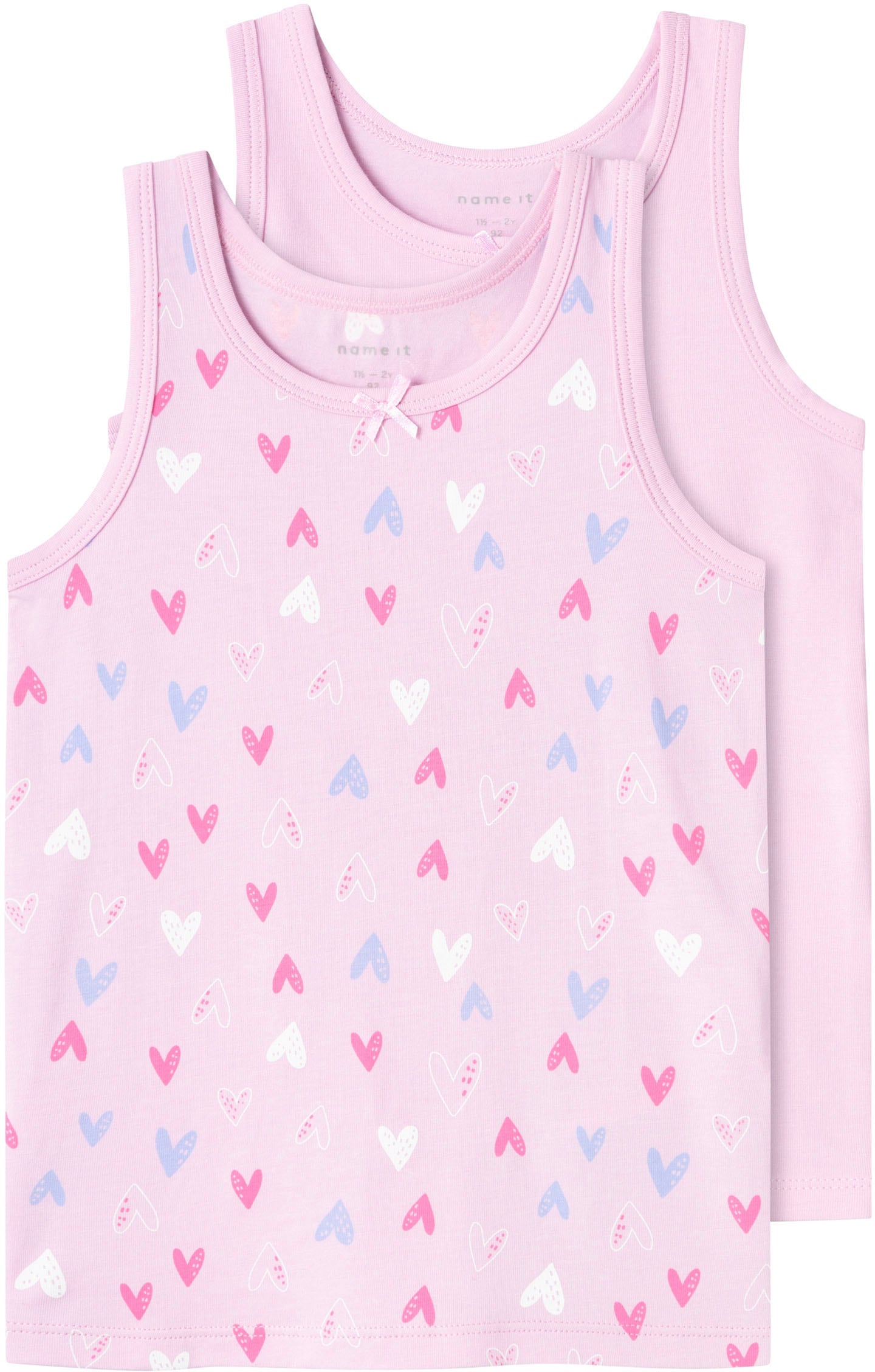 2P Name 2 It Unterhemd für PINK »NMFTANK HEARTS St.) BAUR TOP | ▷ (Packung, NOOS«,