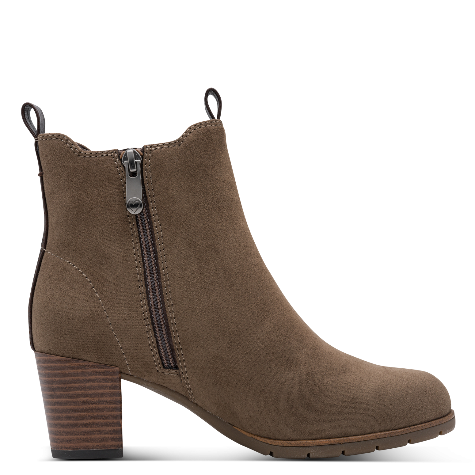 MARCO TOZZI Stiefelette  Blockabsatz, Chelseaboots mit Stretch-Einsatz an der Außenseite