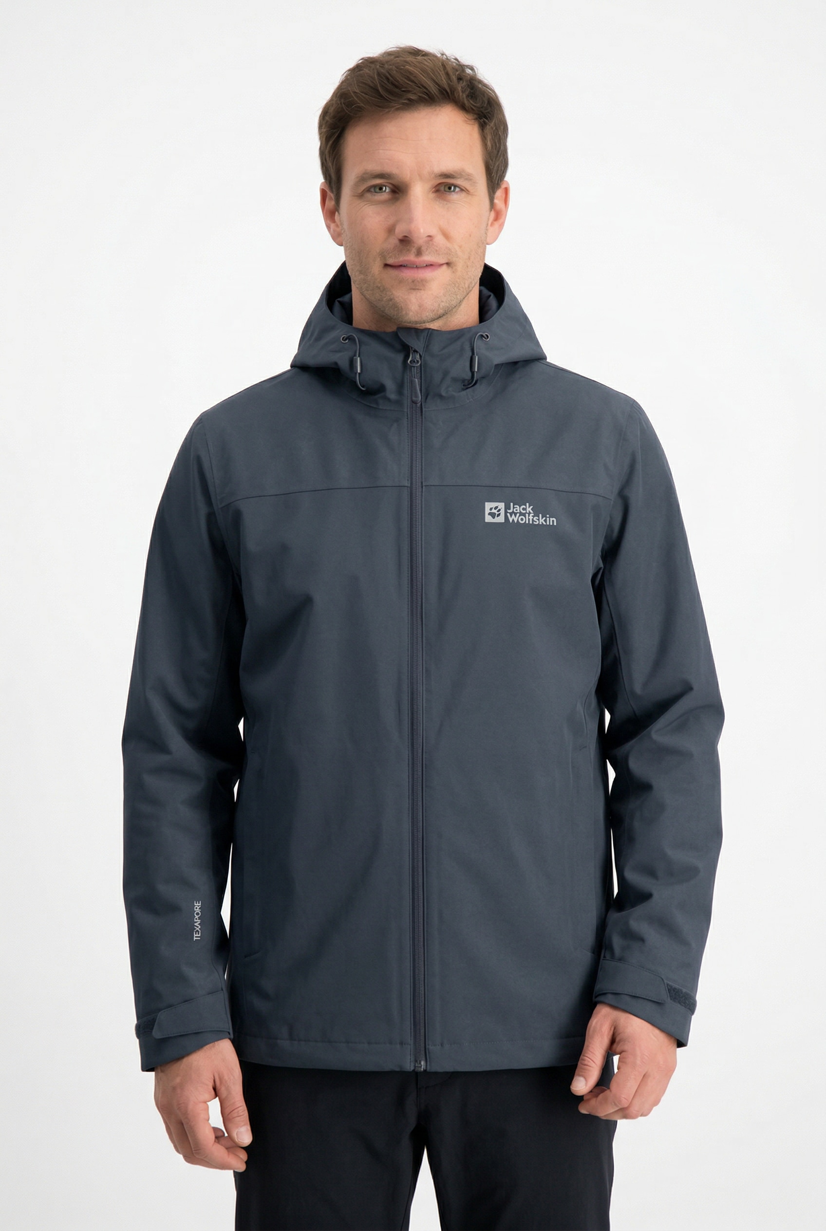 Jack Wolfskin 3-in-1-Funktionsjacke "TAUBENBERG 3IN1 JKT M" mit Kapuze mit Außenjacke und Innenjacke, wasserdicht, winddicht