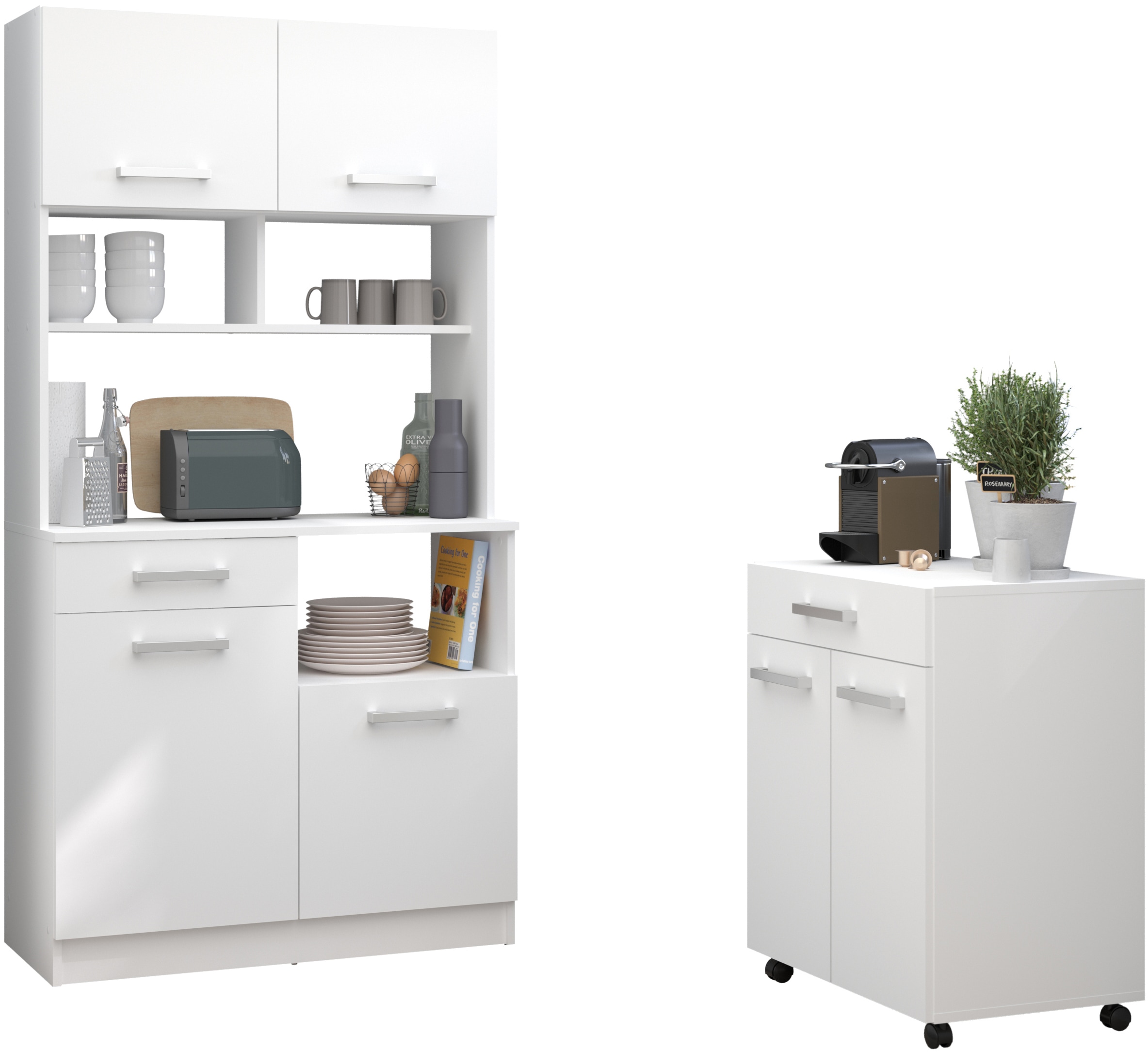 Parisot Schrank-Set "Uno 2" 2 tlg. melaminbeschichtet, praktisch und schön, günstig online kaufen