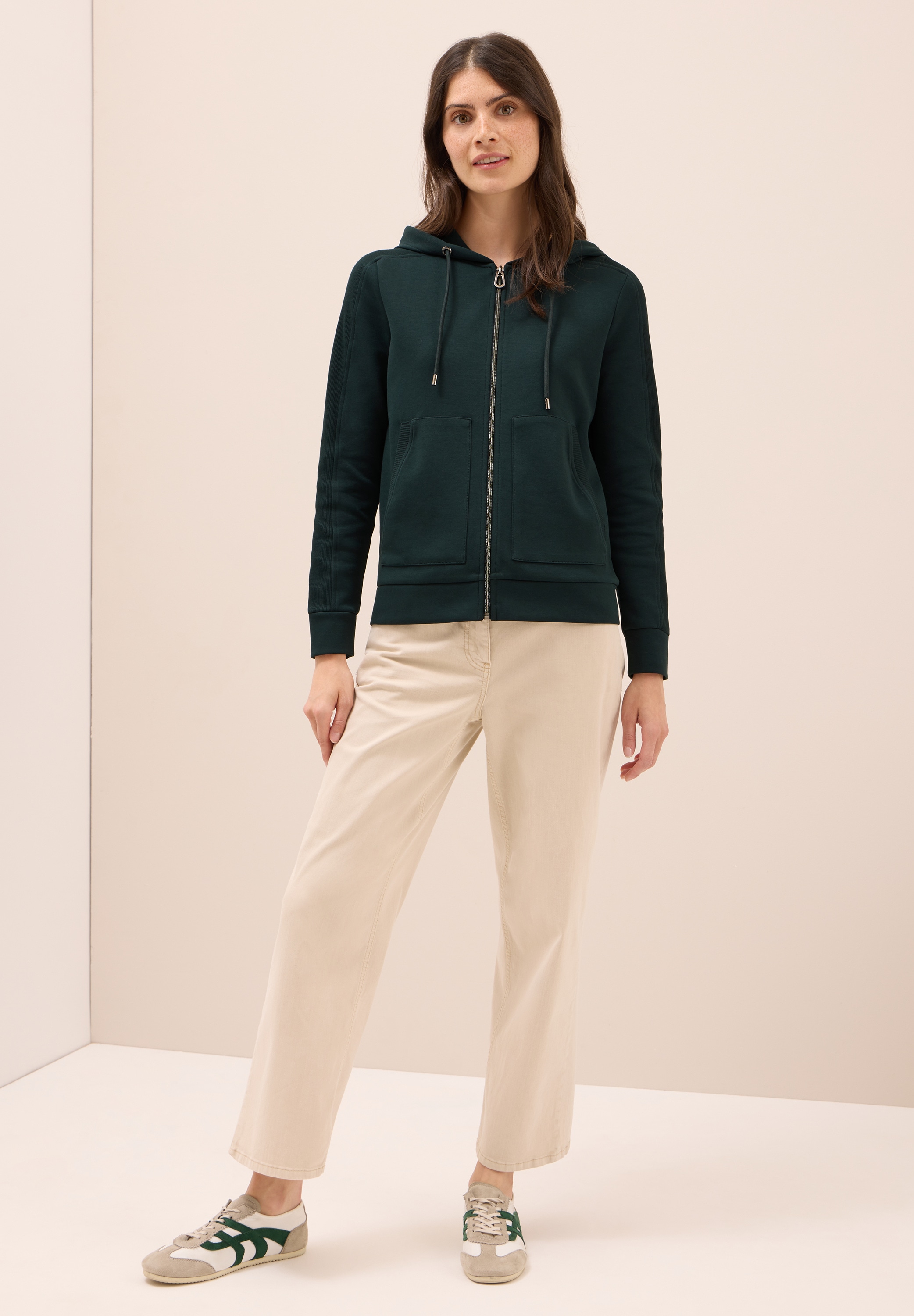 Cecil Sweatjacke, mit Kapuze