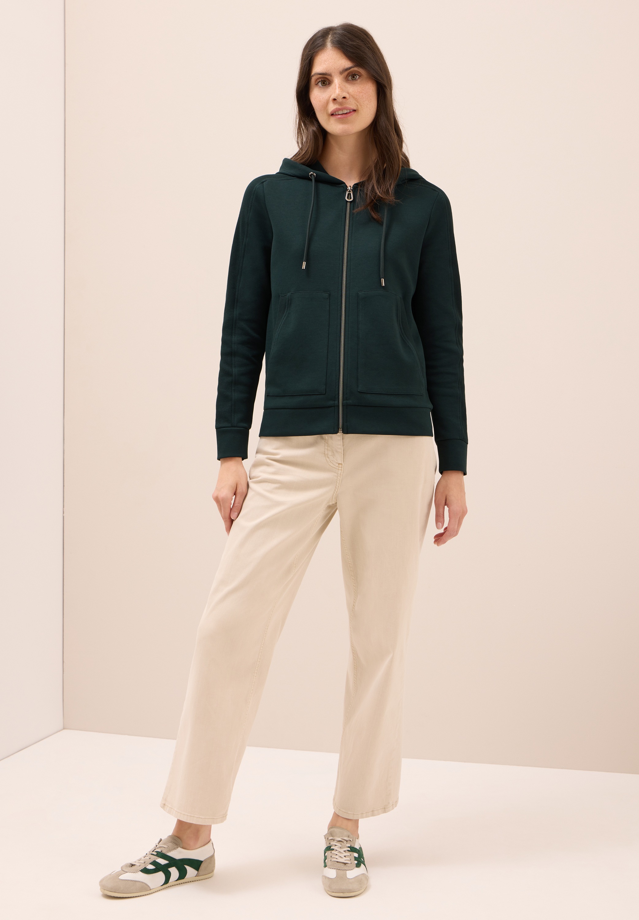 Thumbnail - Cecil Sweatjacke mit Kapuze