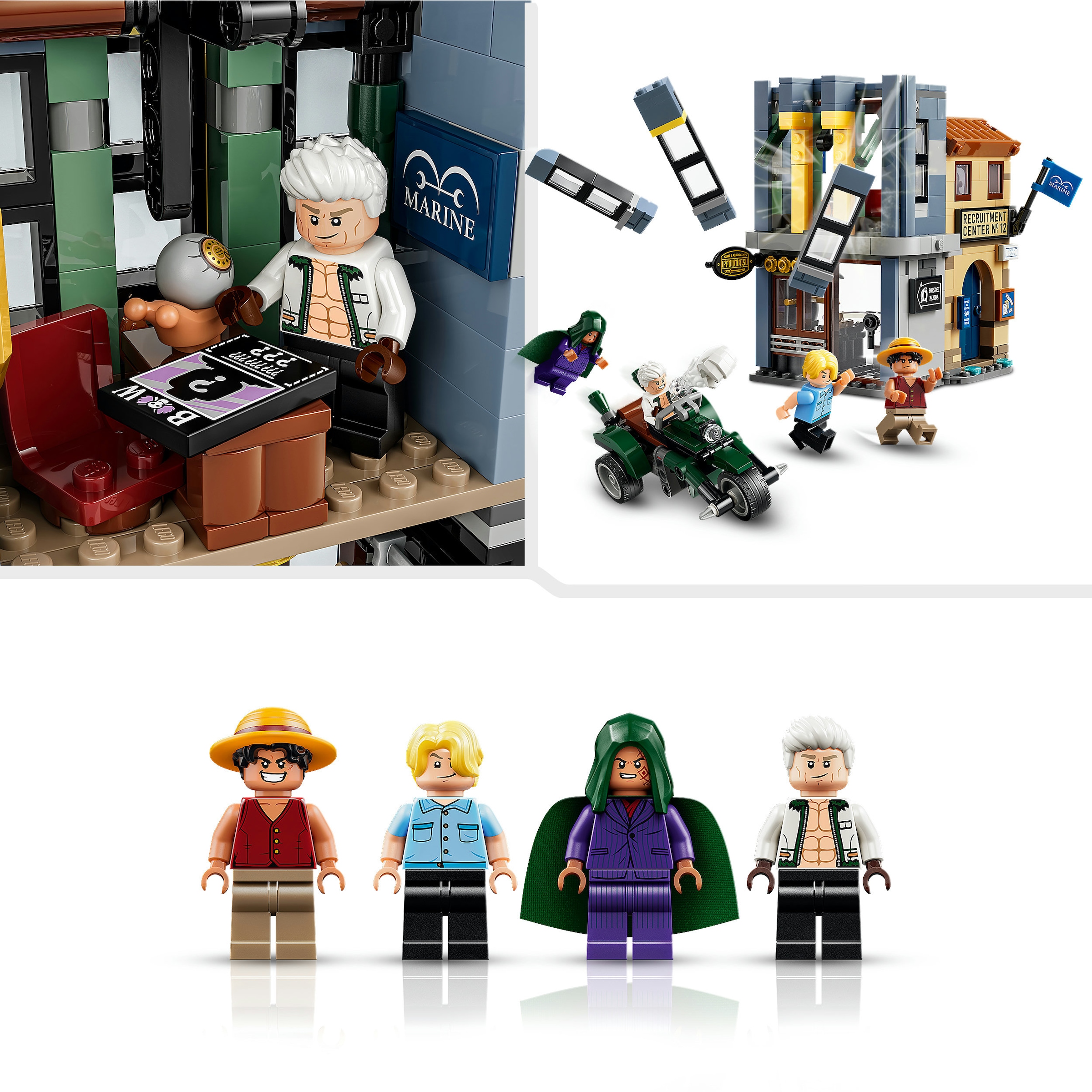 LEGO® Konstruktionsspielsteine »Showdown mit Kapitän Smoker (75642), LEGO ONE PIECE« Made in Europe