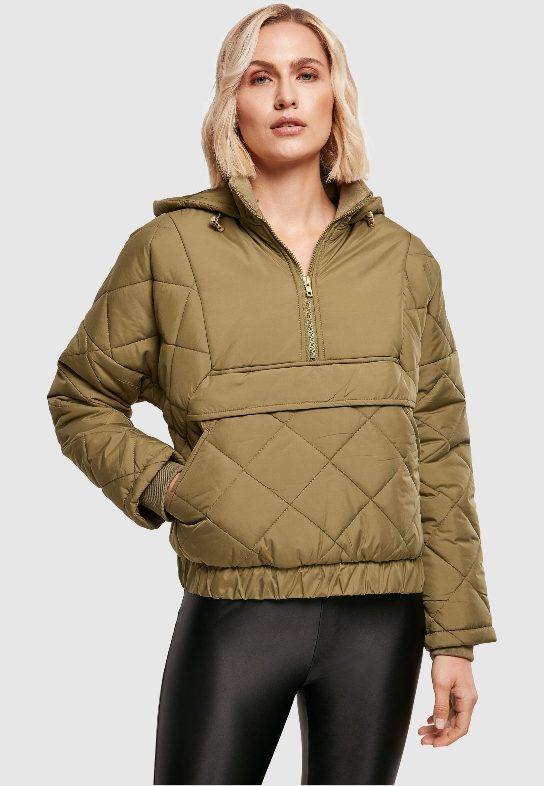 URBAN CLASSICS Winterjacke »Urban Classics Damen«, (1 St.), mit Kapuze