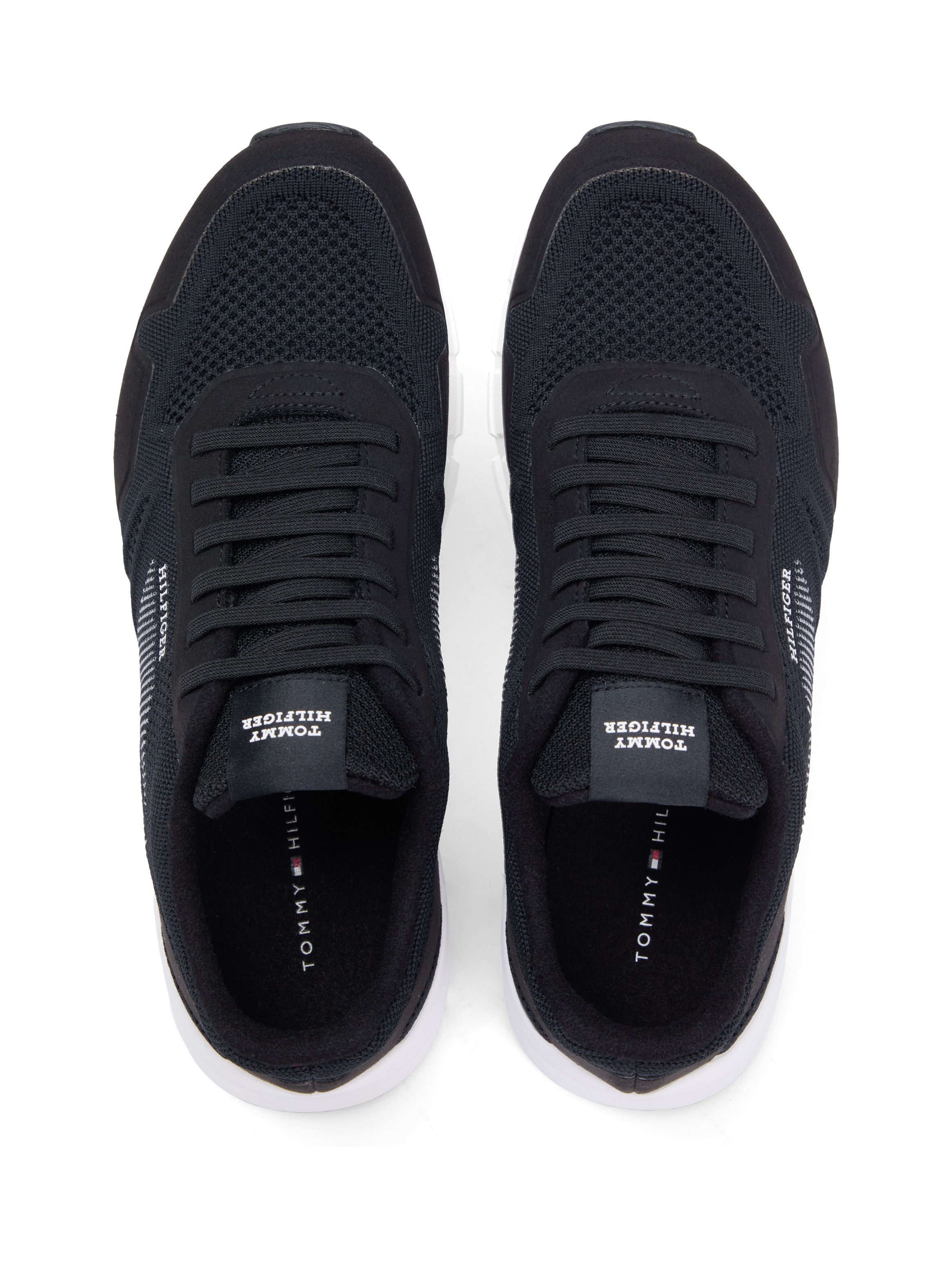 Tommy Hilfiger Sneaker »MODERN COMFORT RUN TECH KNIT«  , Freizeitschuh, Halbschuh, Schnürschuh mit seitlichem Logo