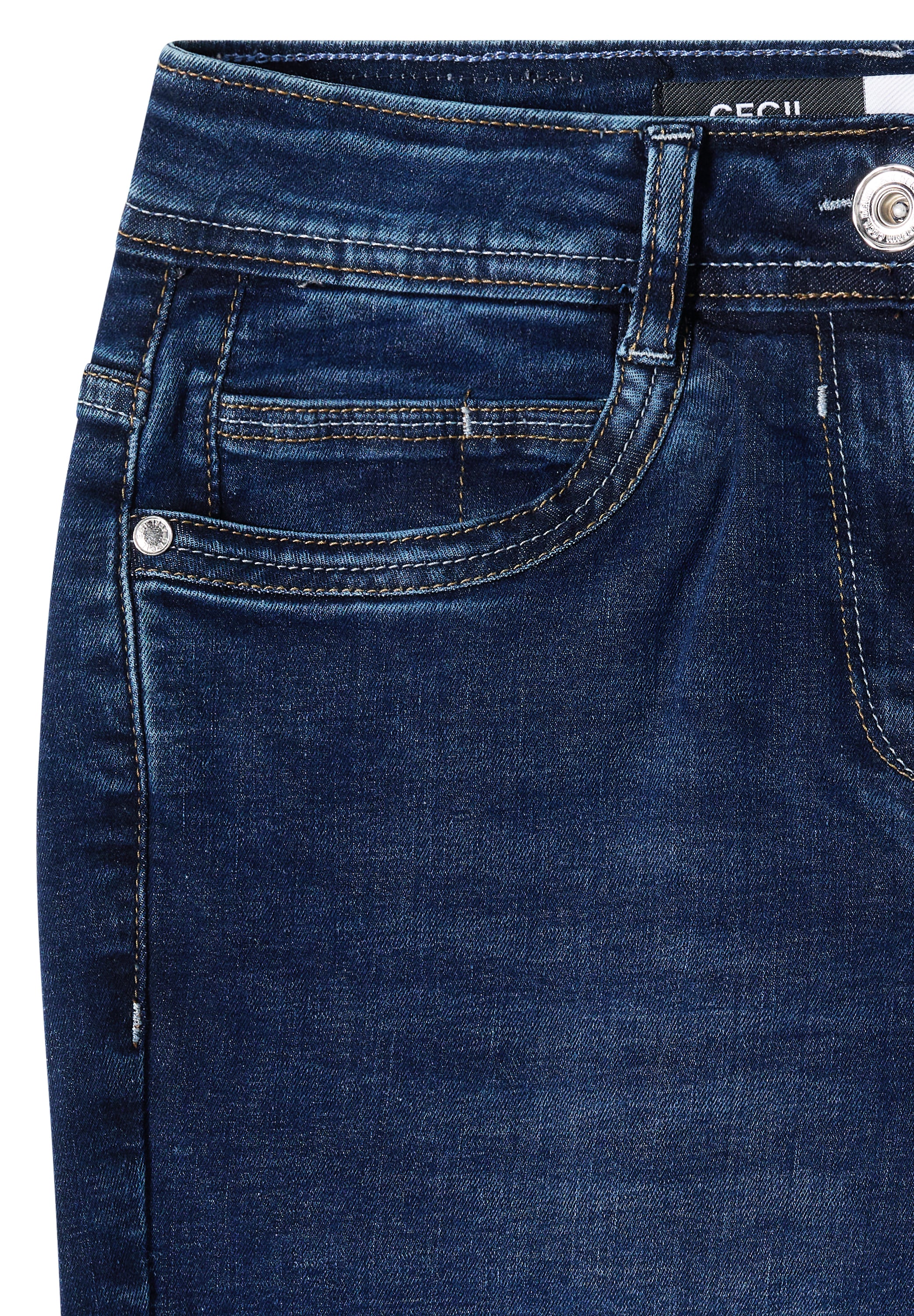 Cecil Comfort-fit-Jeans Middle Waist