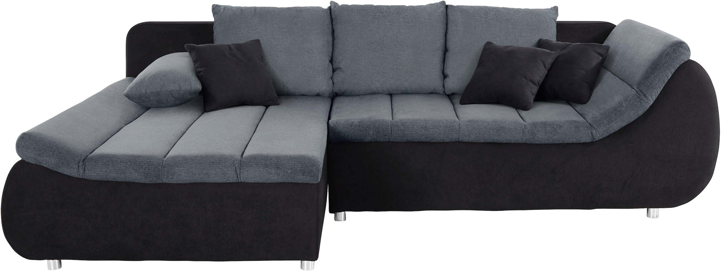 Home affaire Ecksofa "Imola, elegant und modern, aktuelle Steppung im Sitz, günstig online kaufen