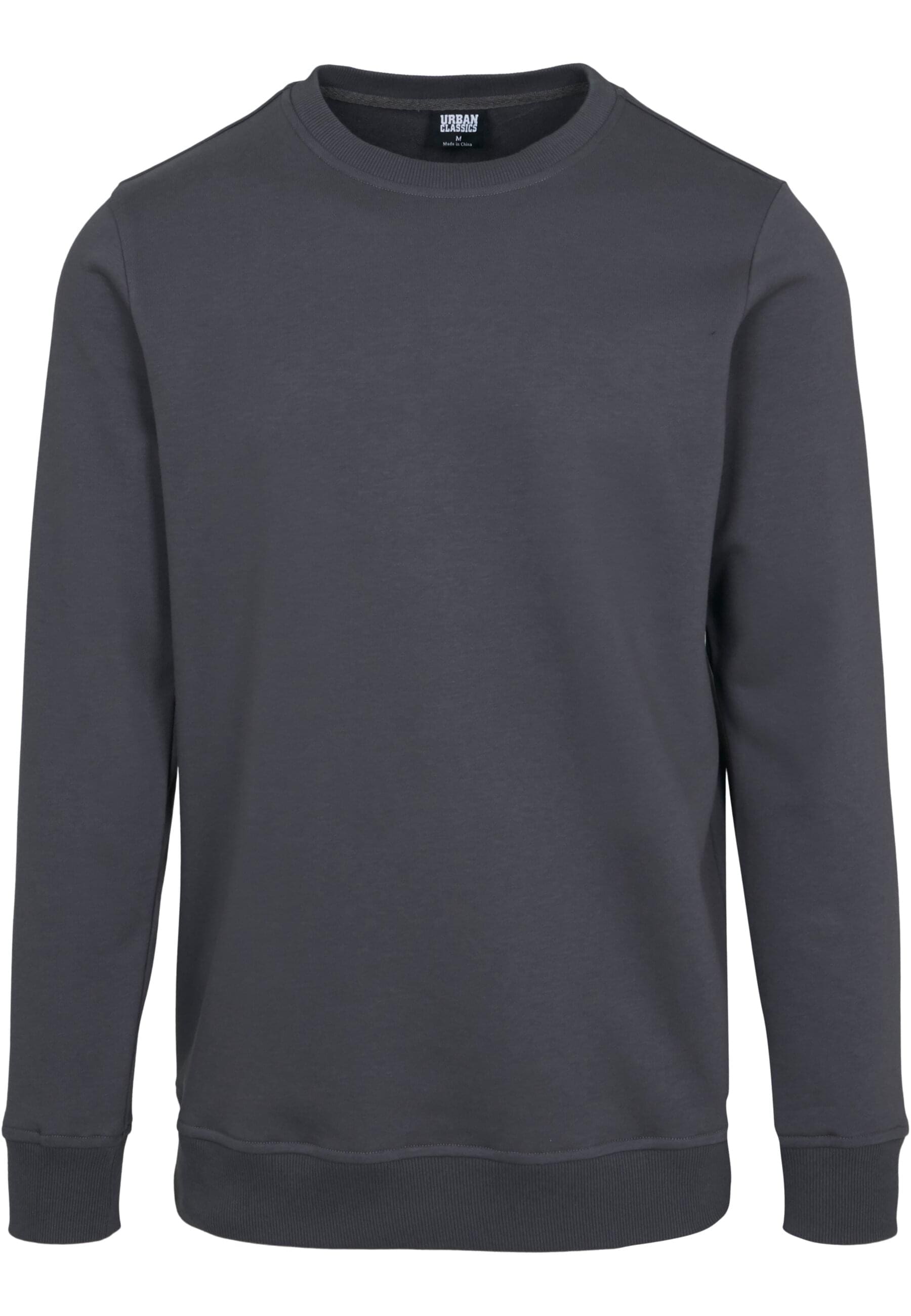 URBAN CLASSICS Rundhalspullover "Urban Classics Herren Basic Terry Crew"