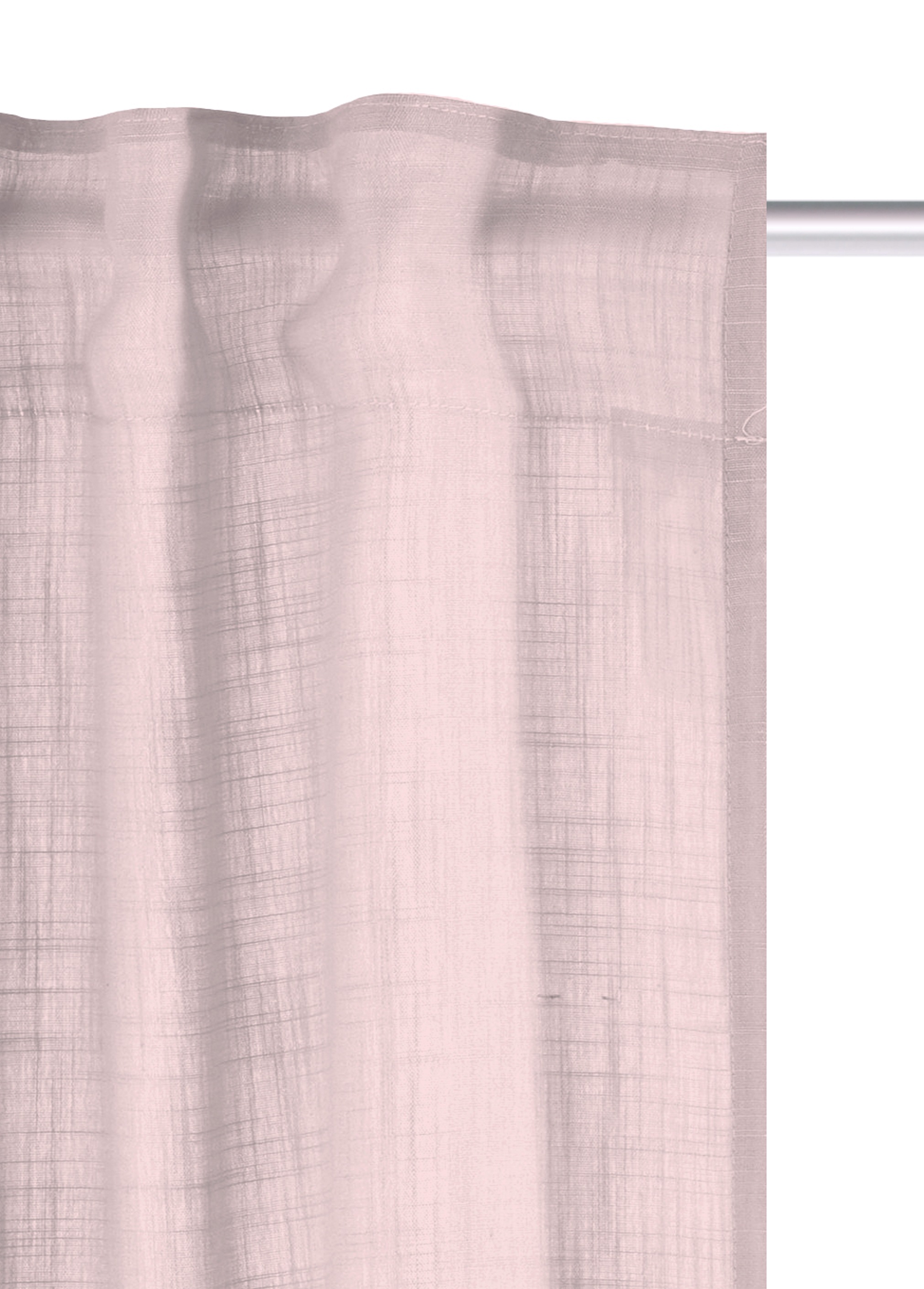 Home Basics Gardine »SOFTY« Multifunktionsband 1 Stk. tlg. Kombibandschal Leinenstruktur SOFT