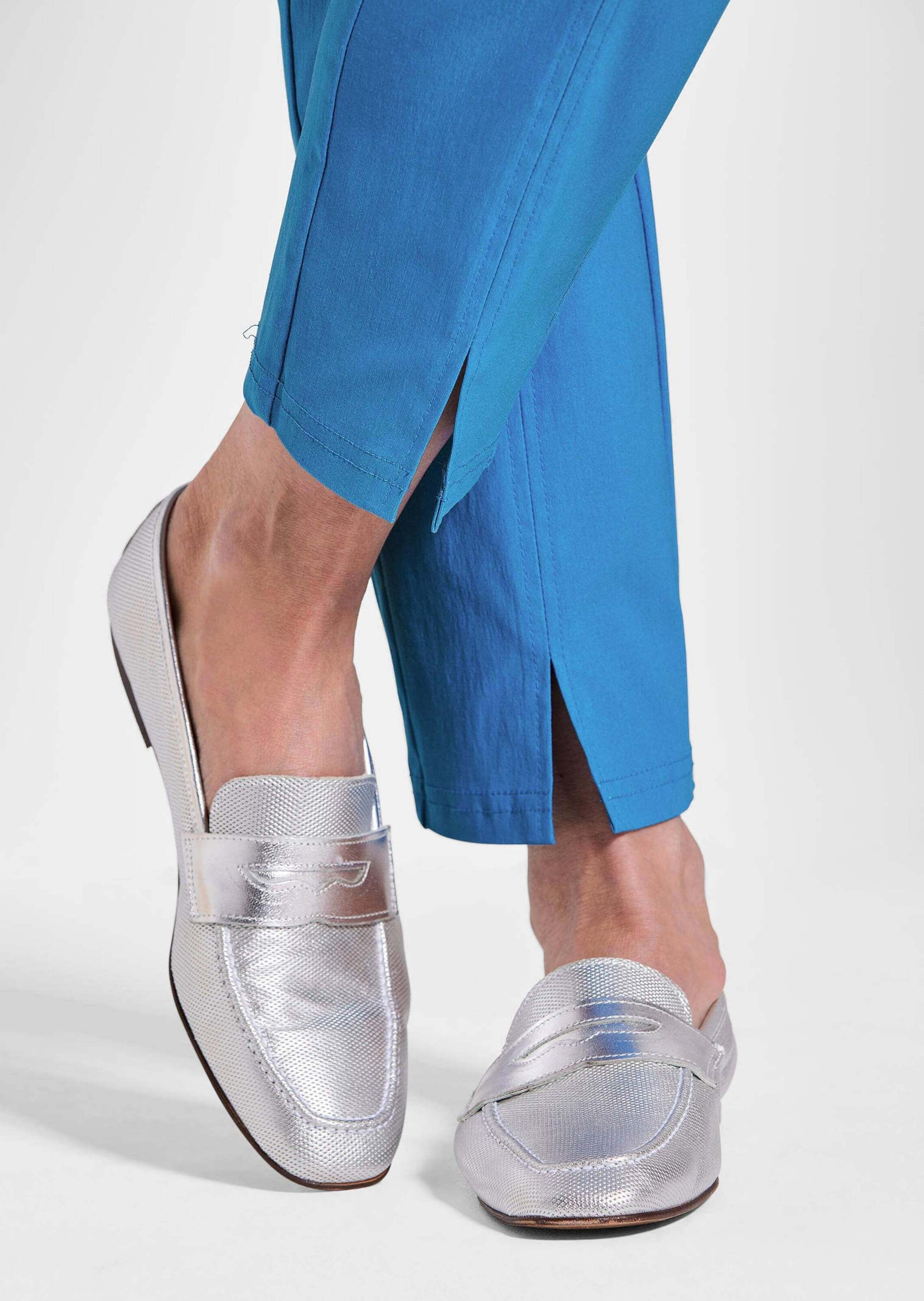 GOLDNER Stoffhose »Kurzgröße Elegante Hose LOUISA mit Formbund«
