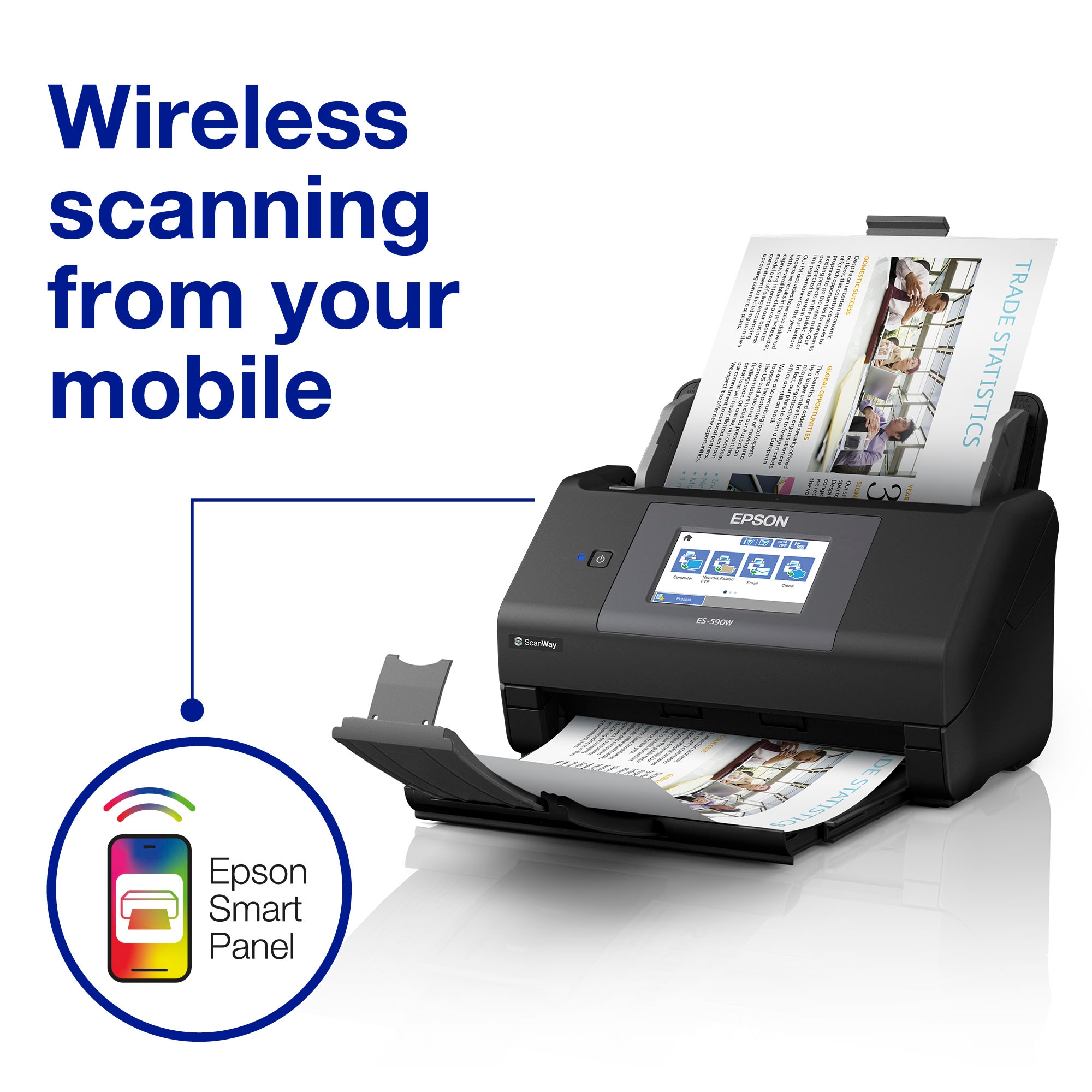 Epson Multifunktionsdrucker »EPSON WorkForce ES-590W Document scanner«