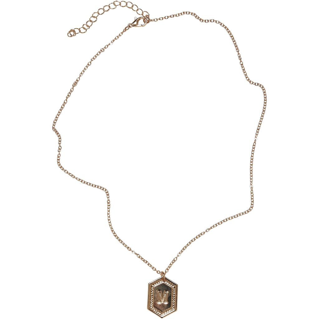 URBAN CLASSICS Halsreif »Urban Classics Unisex Letter Basic Necklace«