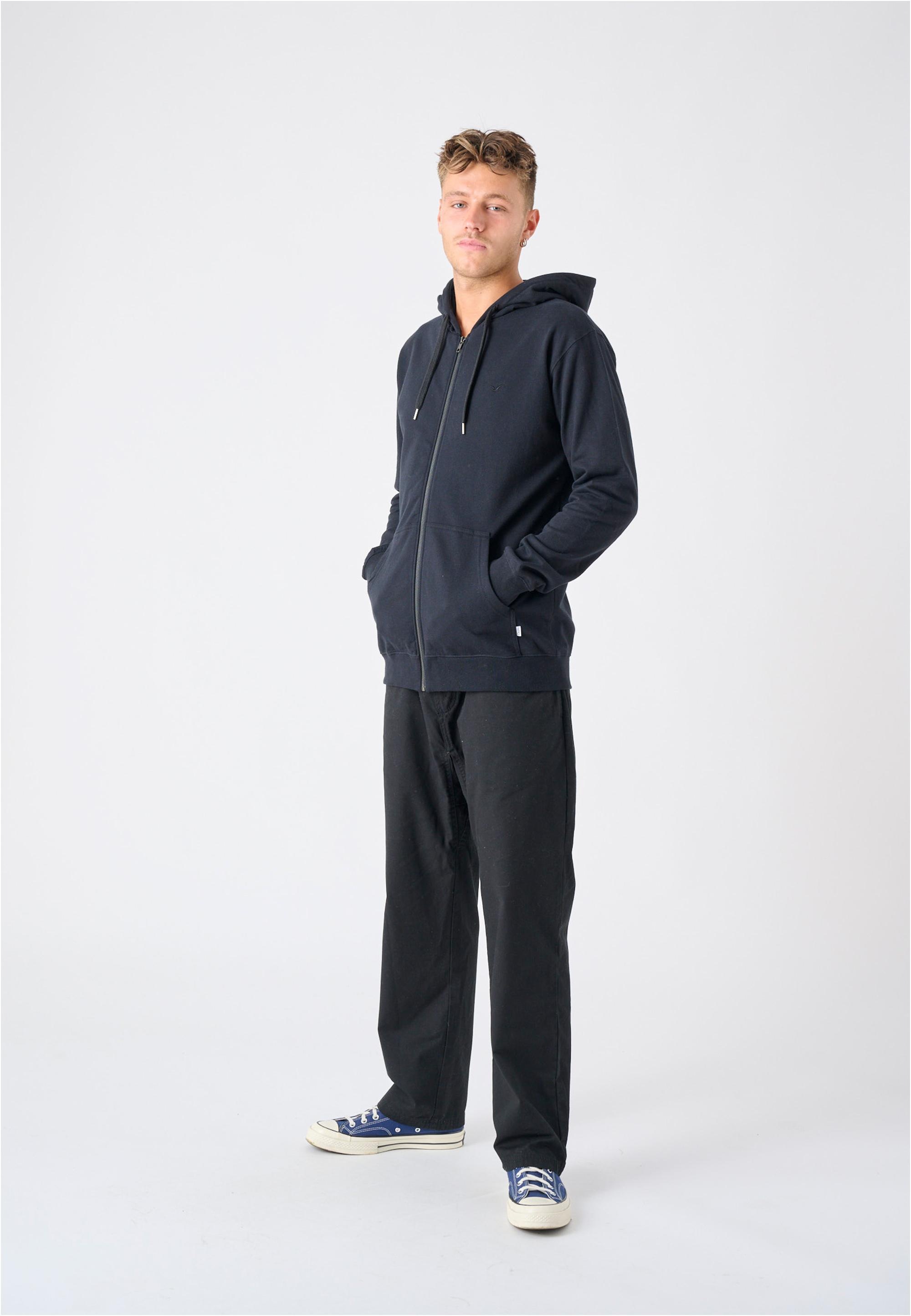 Cleptomanicx Sweatjacke »Ligull«, mit kleiner Möwenstickerei