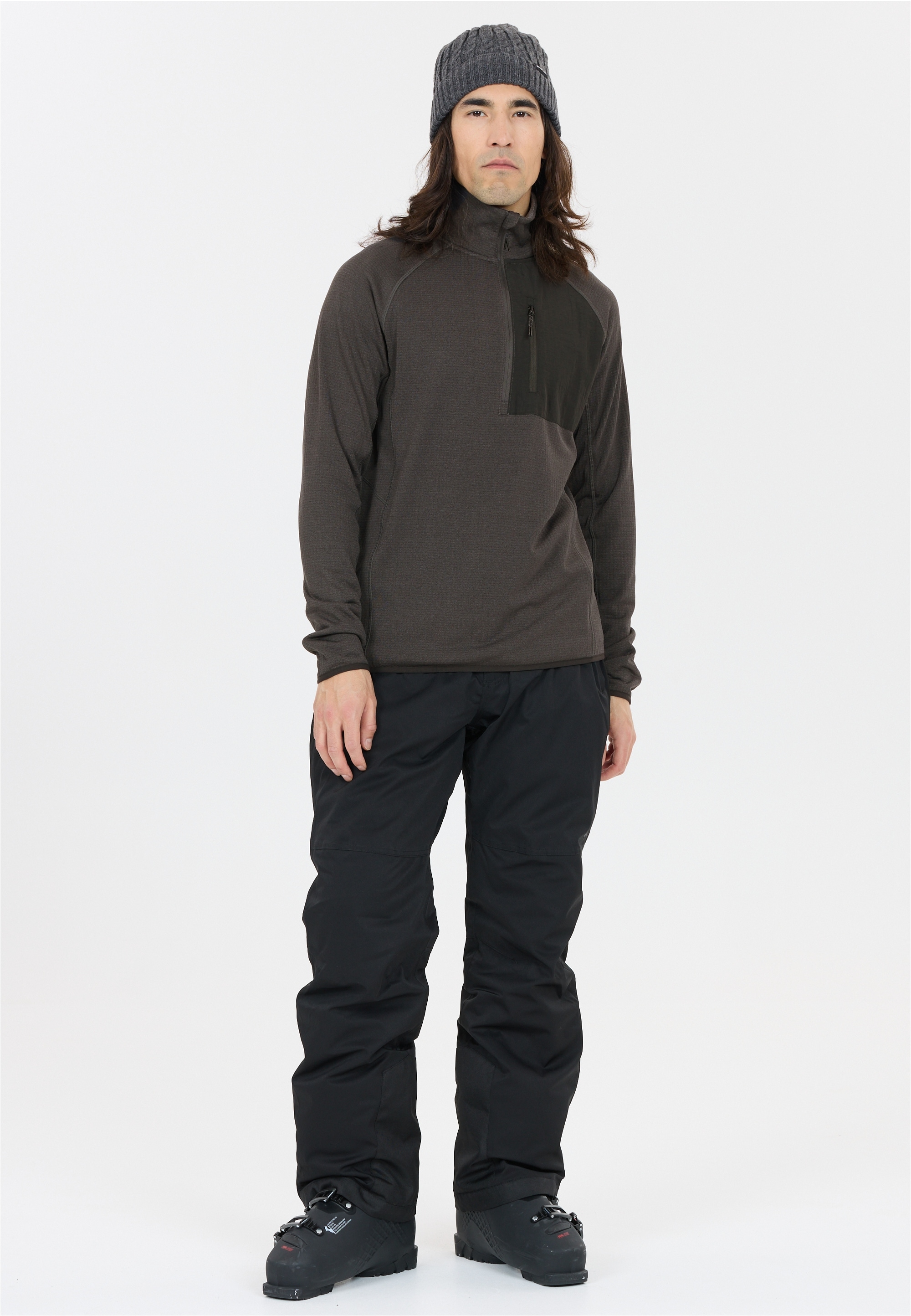 WHISTLER Strickpullover »Helge«, Im atmungsaktiven und dehnbaren Design
