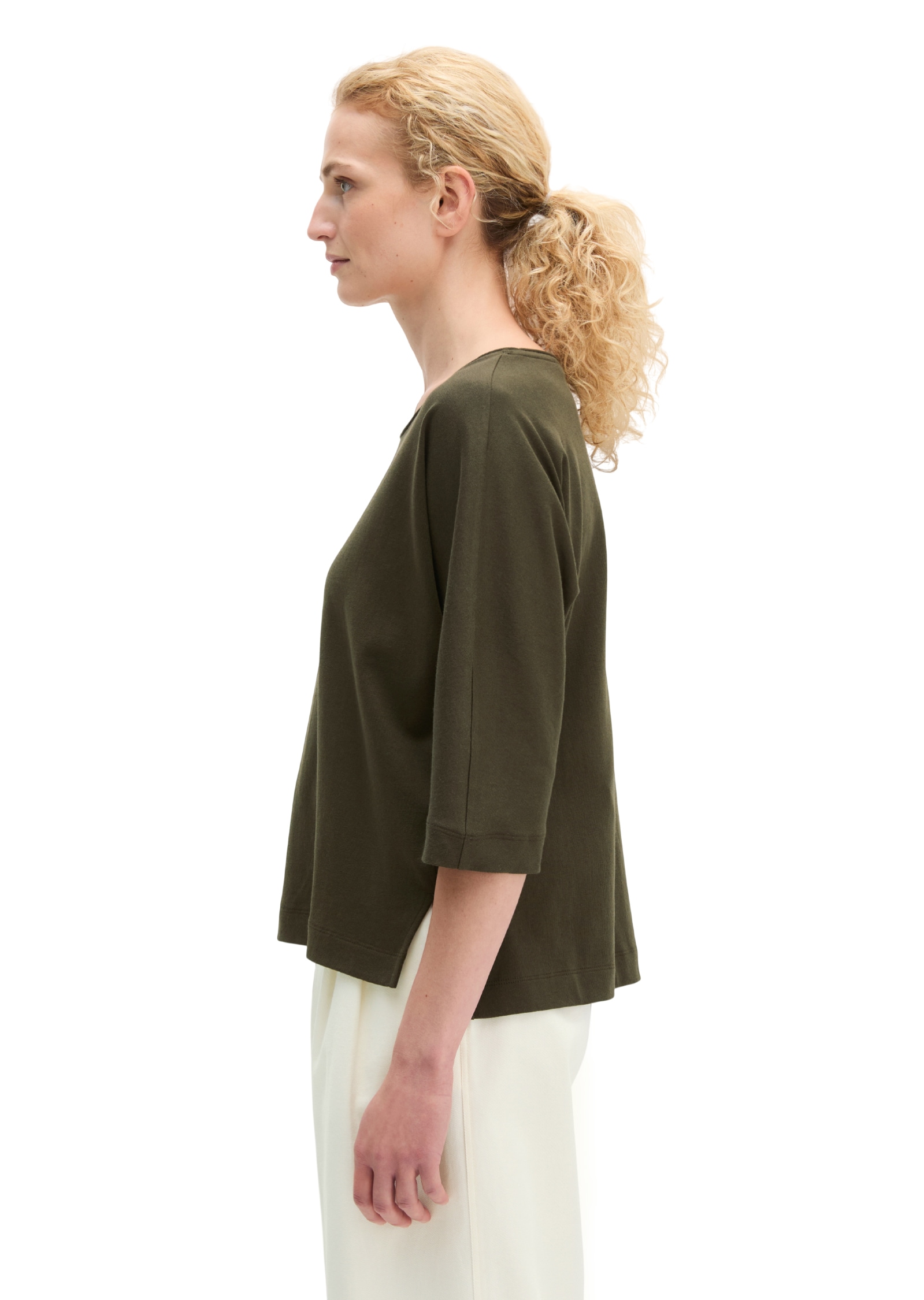Marc O'Polo T-Shirt »aus Feinstrick-Jersey«