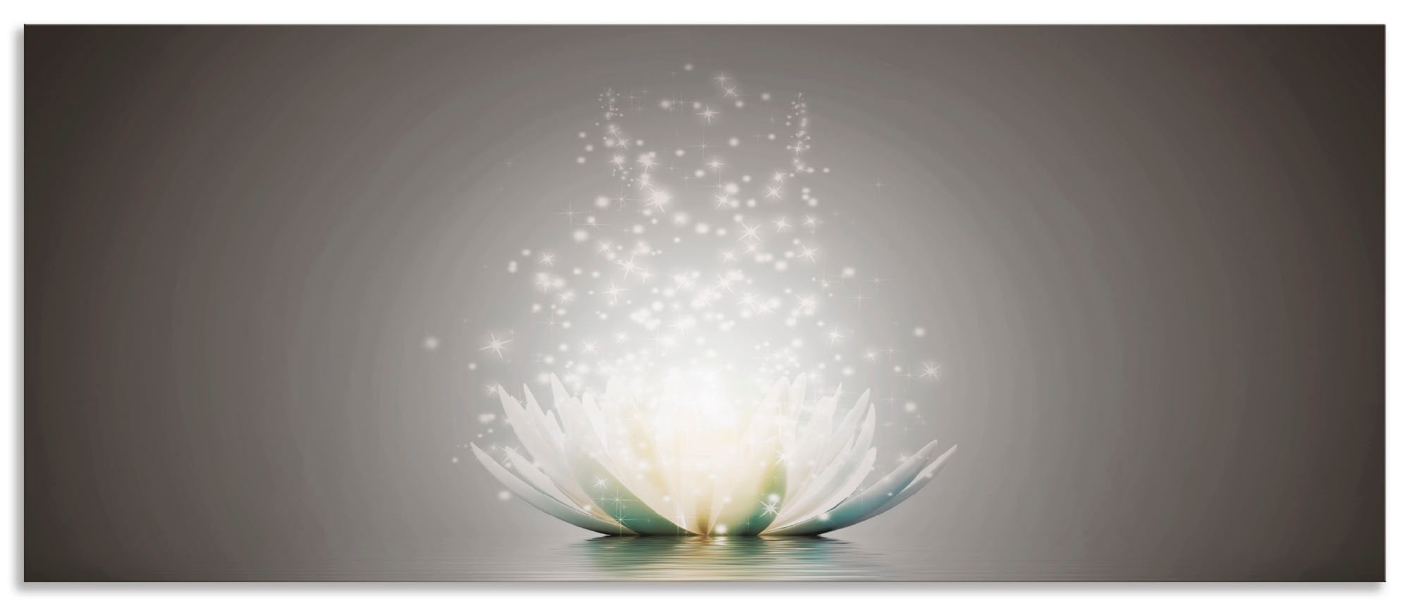 Artland Küchenrückwand "Magie der Lotus-Blume", (1 tlg.), Alu Spritzschutz günstig online kaufen