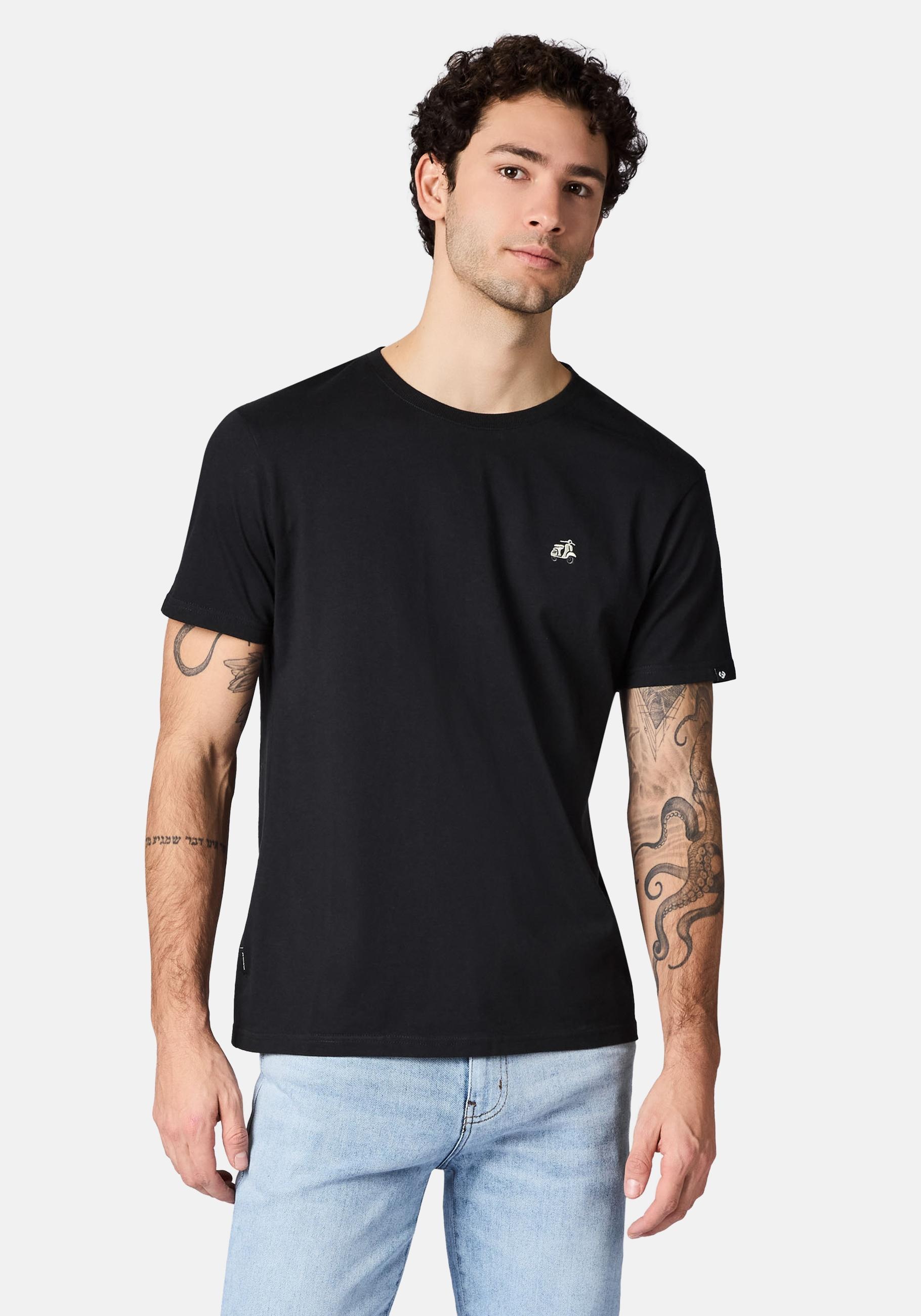 Ragwear T-Shirt "Samms F Gots YOUMODO" Kurzärmliges Shirt mit Retro-Roller-Stickerei