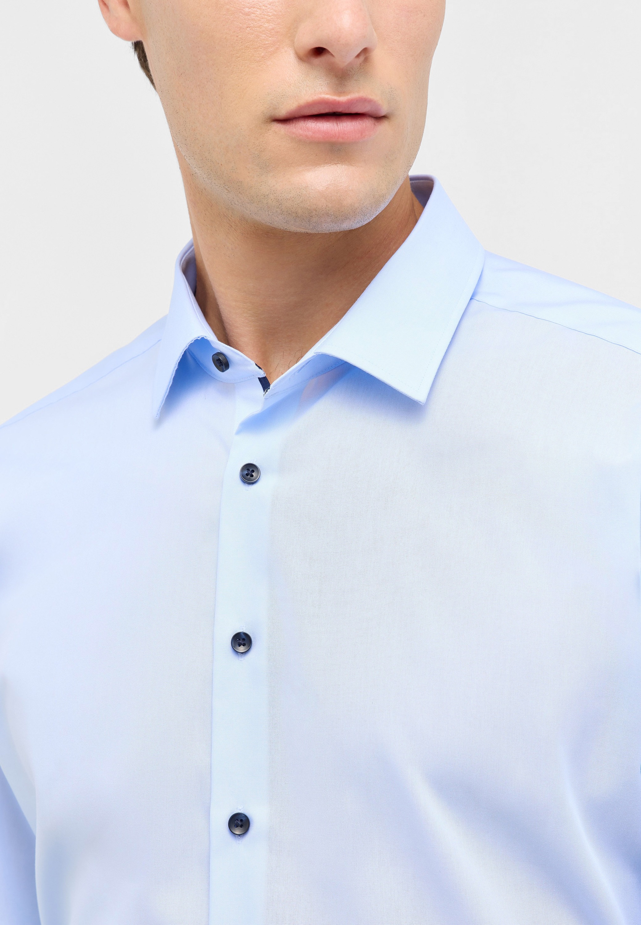 Thumbnail - Eterna Langarmhemd "SLIM FIT" NON IRON (bügelfrei)