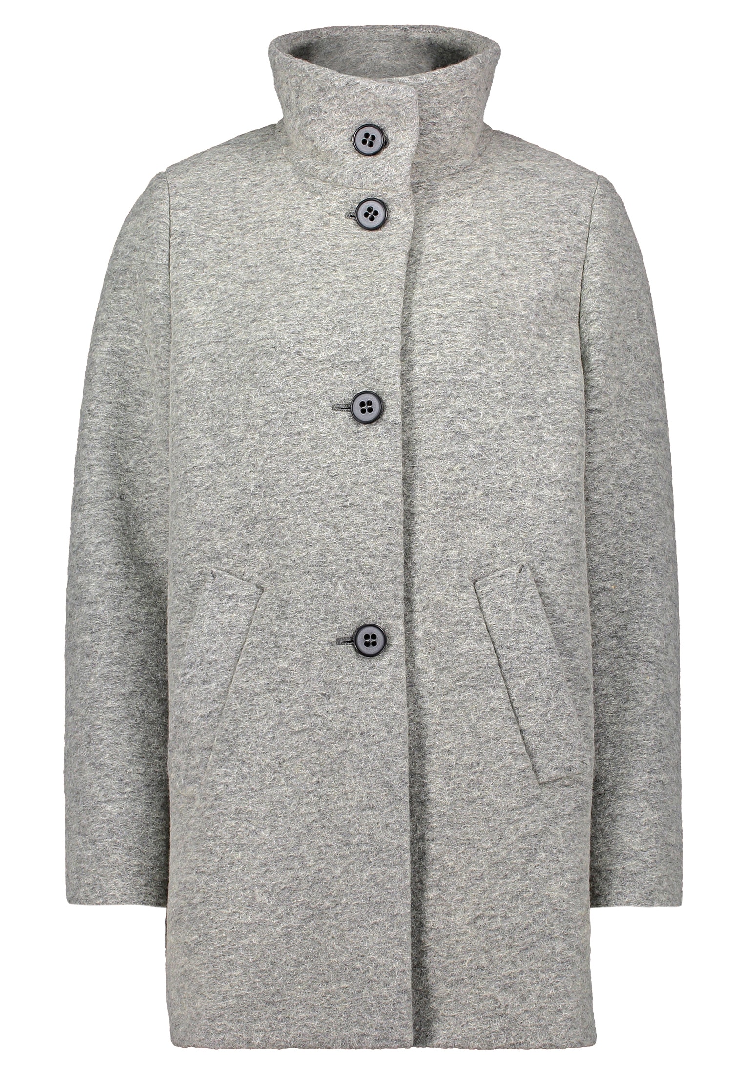 Amber & June Kurzjacke »Amber & June Damen Kurzmantel mit Stehkragen«