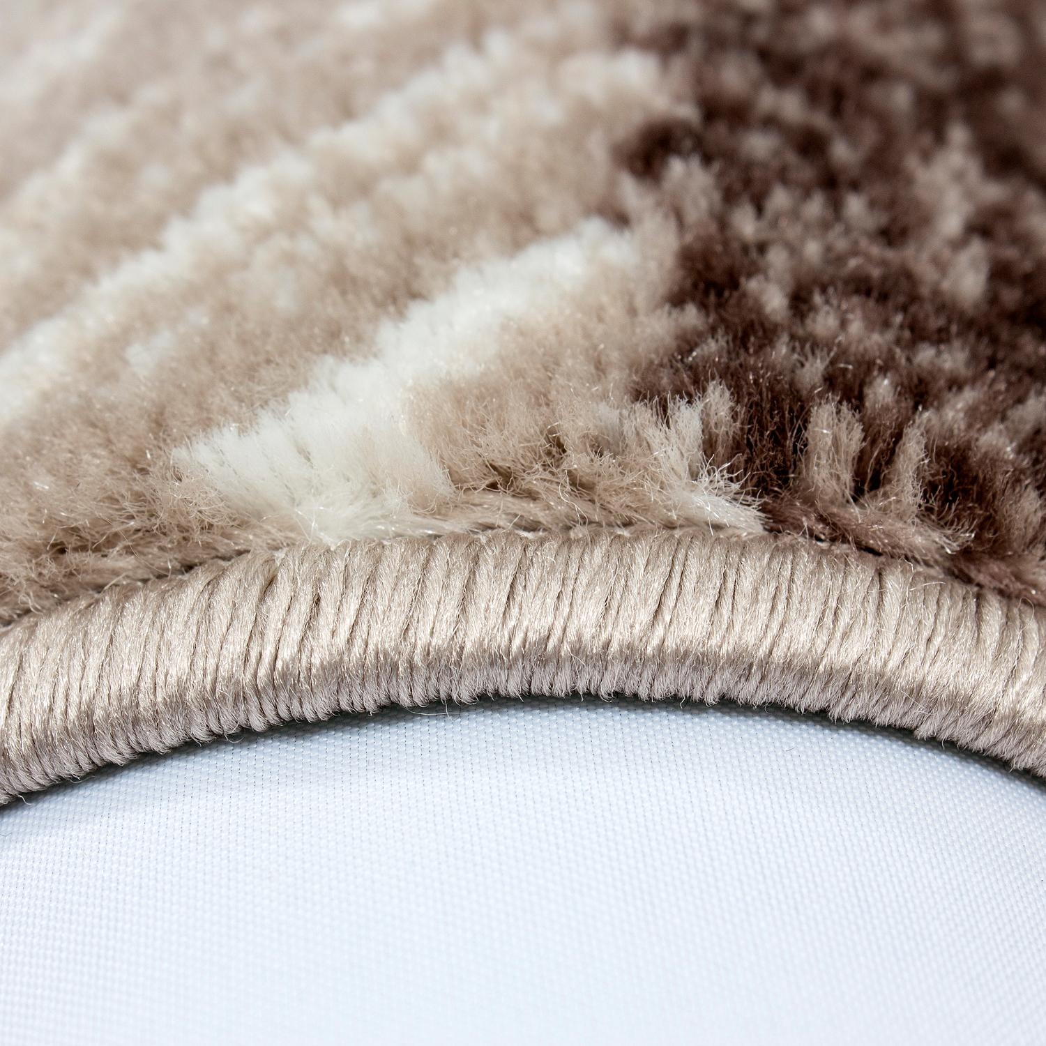 Teppich AYYILDIZ TEPPICHE "Parma 9220" Gr. 4, braun, B:160cm H:9mm L:230cm, Kunstfaser, Teppiche, Teppich, Läufer, Kurzflor, Wohnzimmer 3