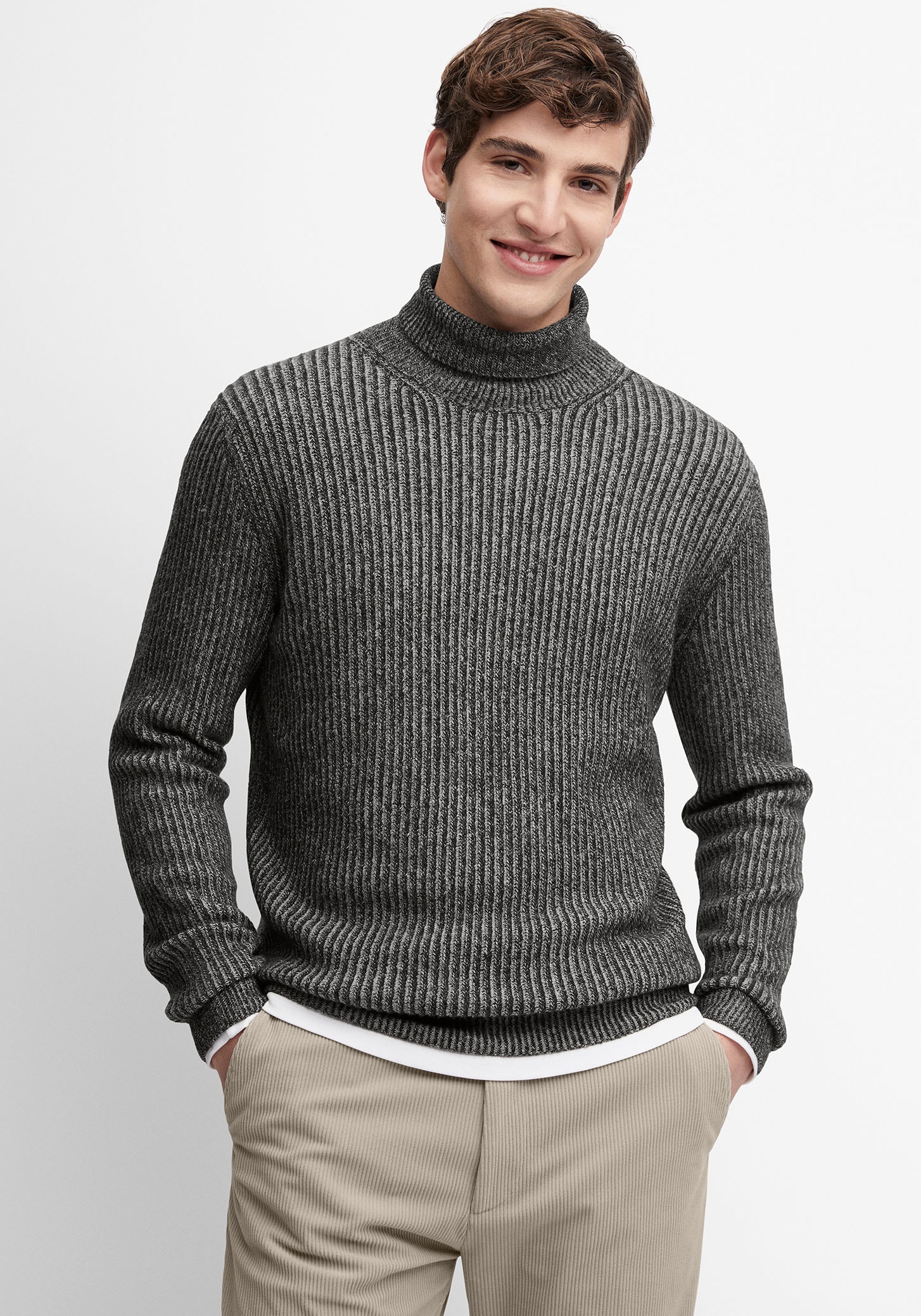 Cinque Rollkragenpullover "CISTRO", mit Strickbündchen