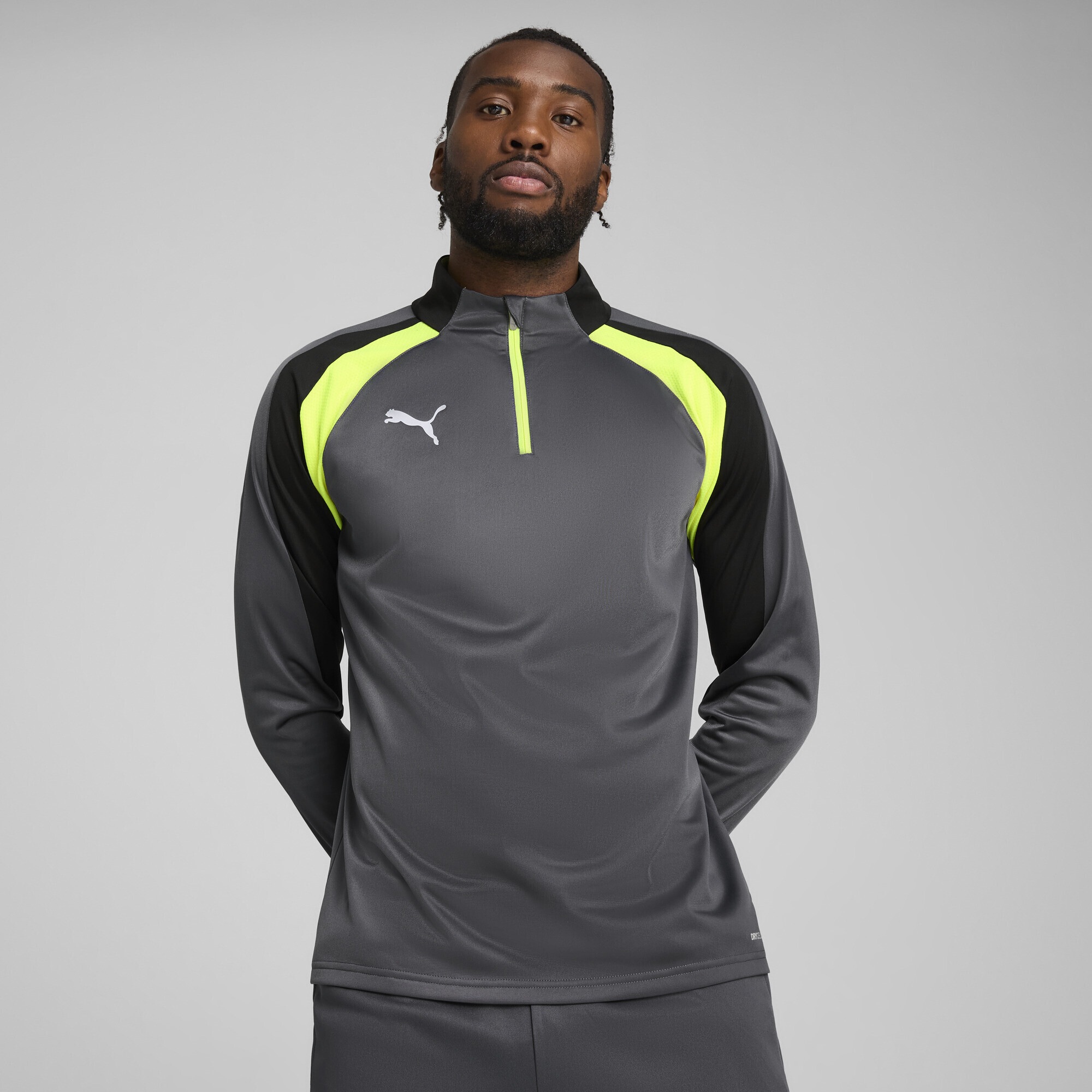 PUMA T-Shirt »individualLIGA Top mit viertellangem Reißverschluss Herren«