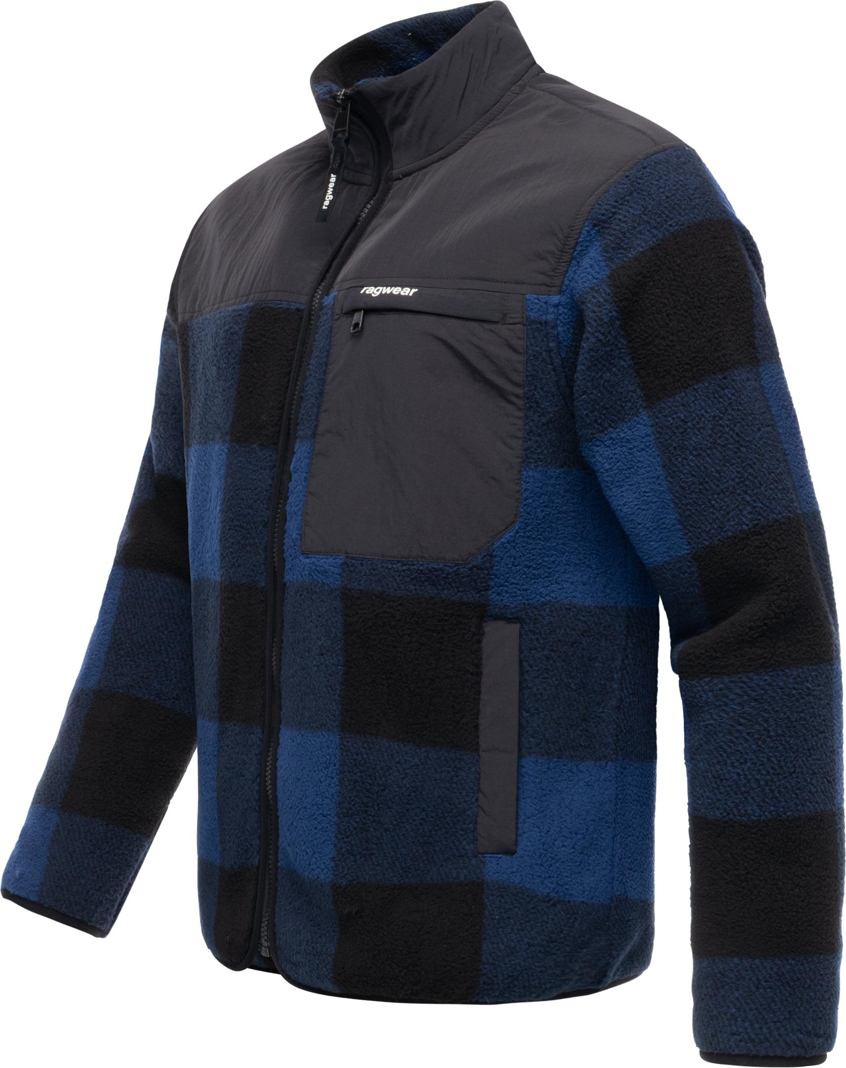 Ragwear Plüschjacke "Cherior" ohne Kapuze Kuschelig weiche Herren Fleecejac günstig online kaufen