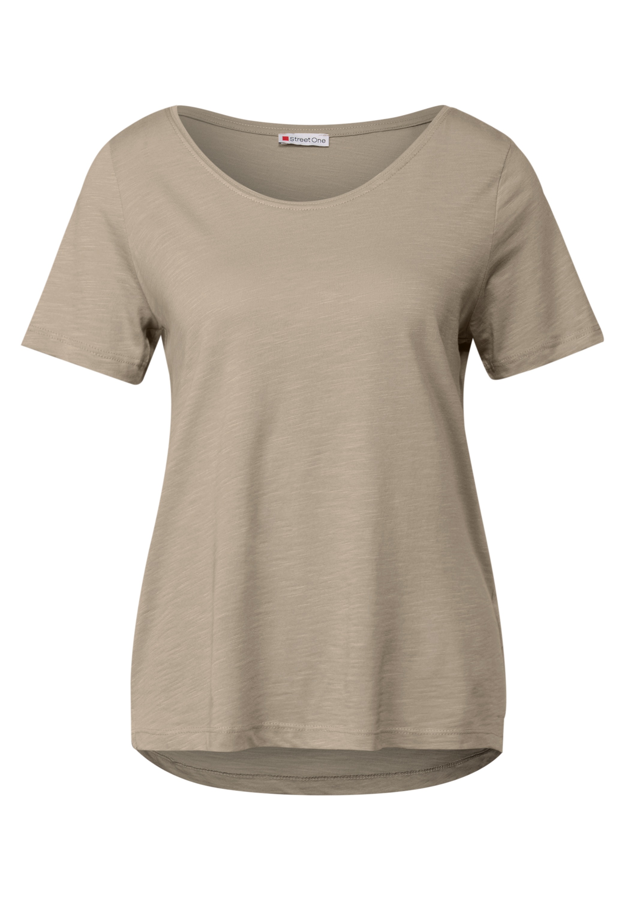 STREET ONE V-Shirt, im soften Baumwoll-Mix