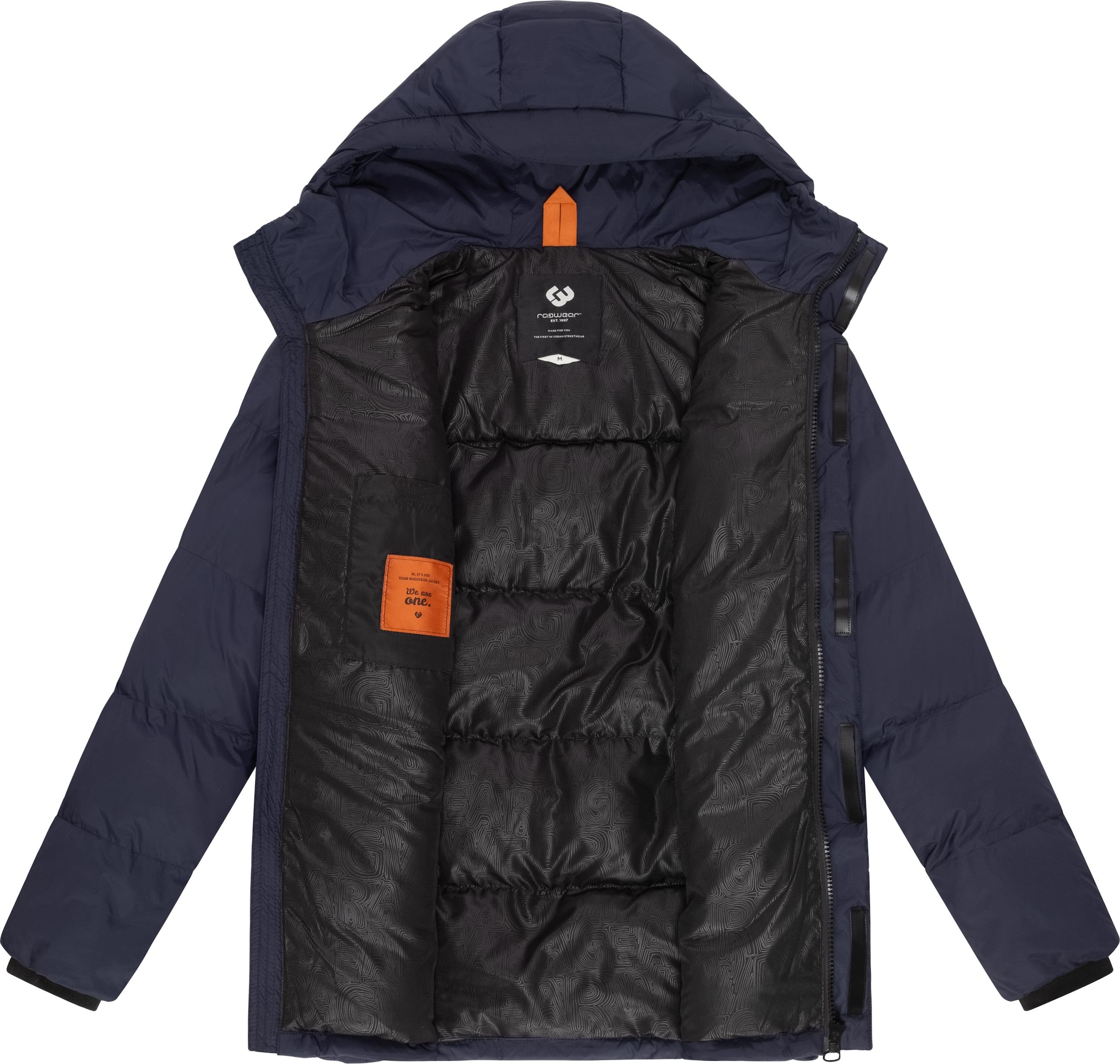 Ragwear Steppjacke »Mikkesh«, mit Kapuze, Sportliche Herren Winterjacke mit Kapuze