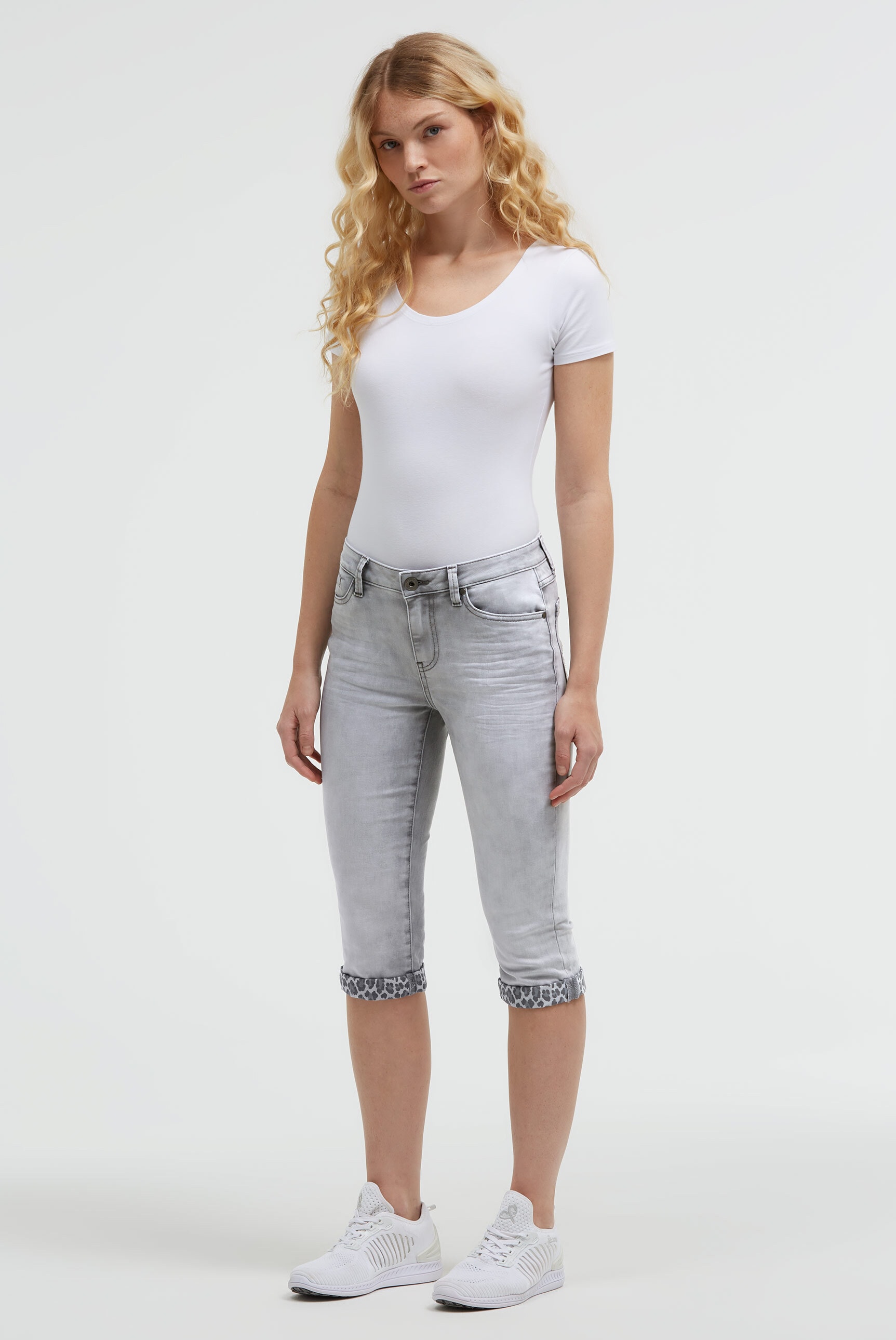 SOCCX Regular-fit-Jeans mit Turn-Up Saum