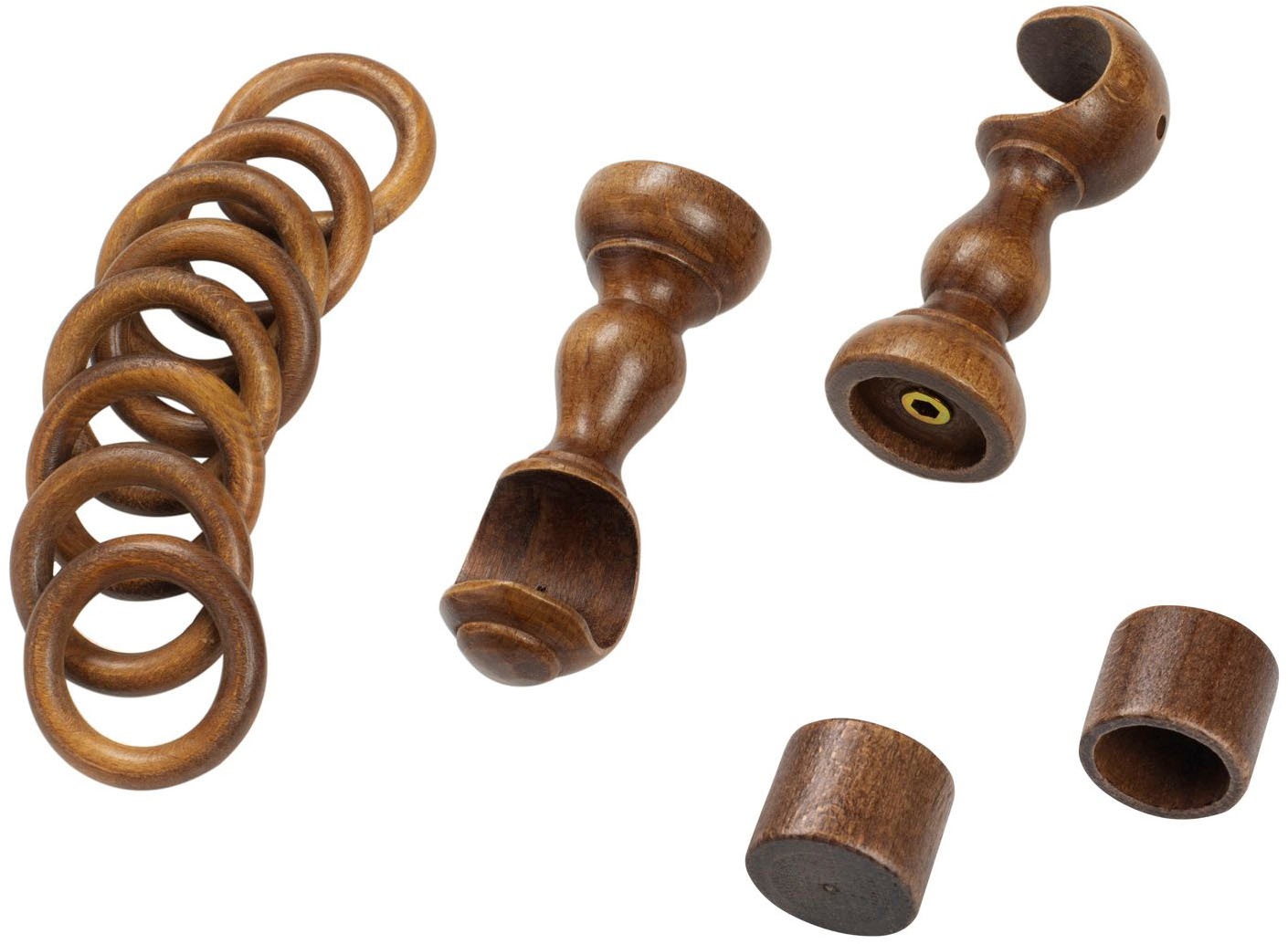 SN DECO GROUP Gardinenstange »Cafiro«, 1 läufig-läufig, Fixmaß