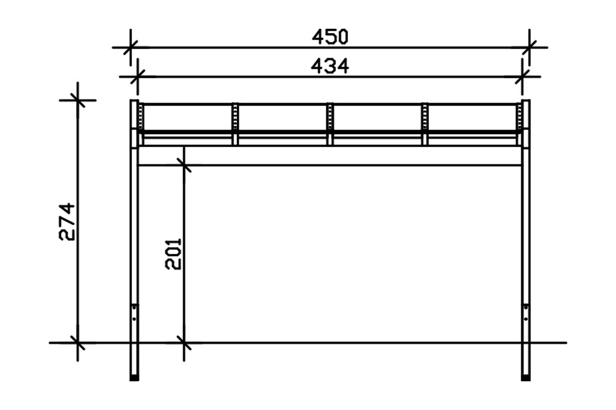 Skanholz Terrassendach »Novara«