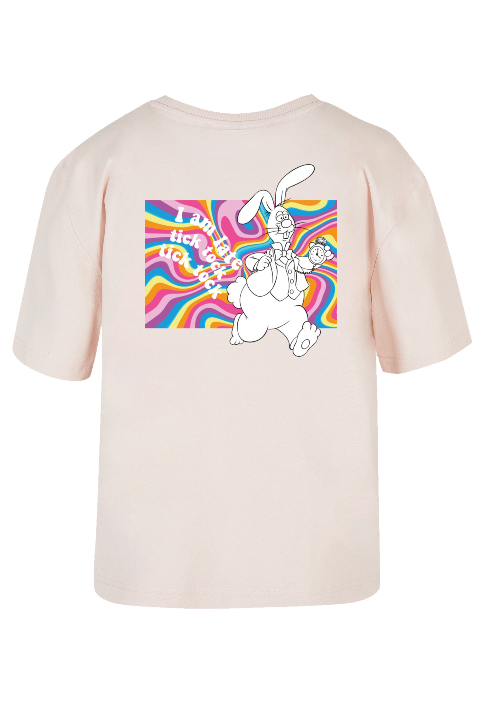 F4NT4STIC T-Shirt "Alice im Wunderland Uhr Hase" Premium Qualität, Nostalgi günstig online kaufen