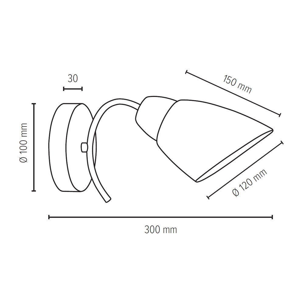 SPOT Light Wandleuchte »VILETTA«, Hochwertiger flammig-flammig, Eichenholz, 1 BAUR Naturprodukt | Schirm aus kaufen aus Nachhaltig, Glas