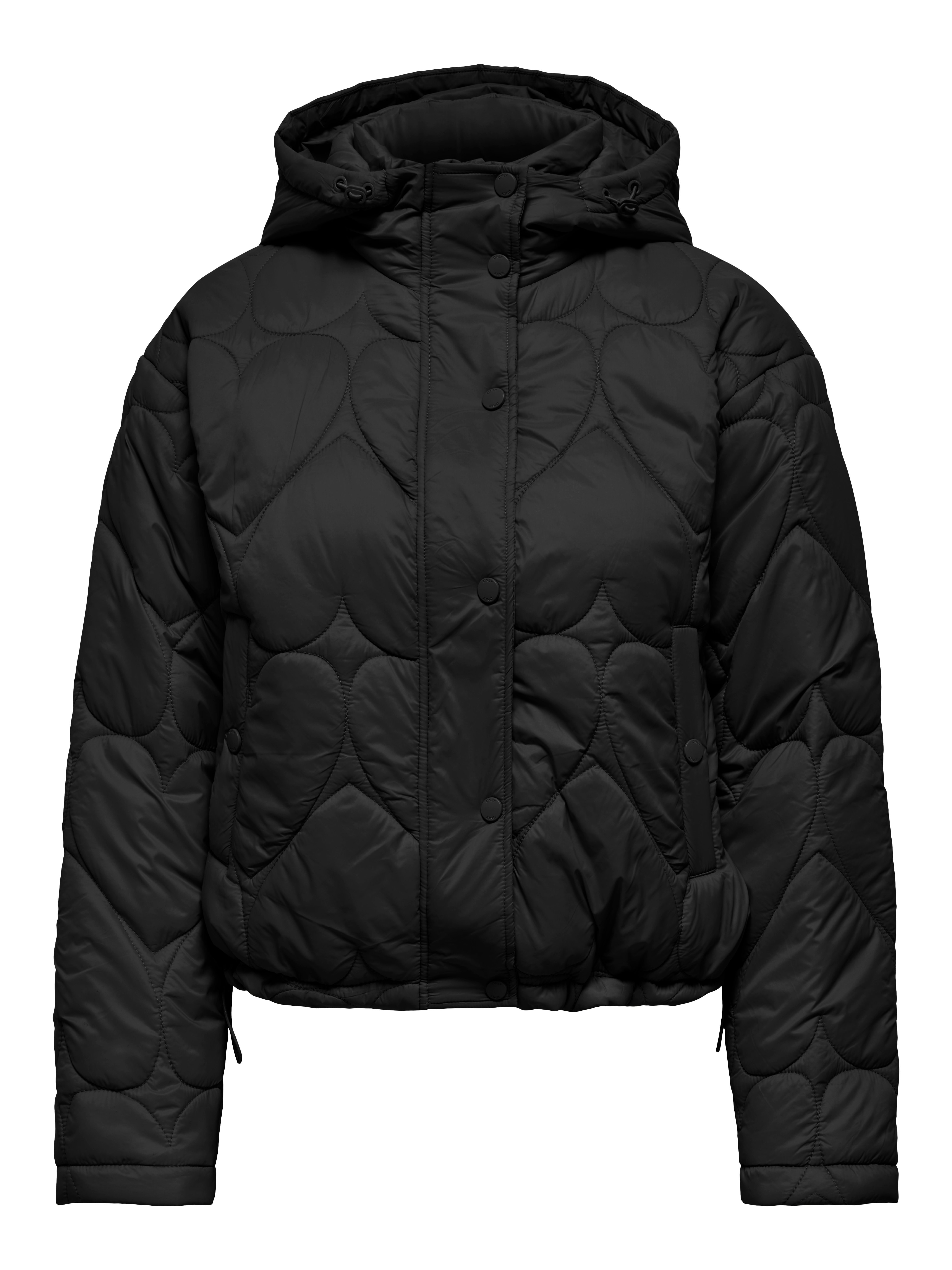 ONLY Steppjacke "ONLTAHIA LW HEART HOOD JACKET CC OTW" mit Kapuze Kunstfaser